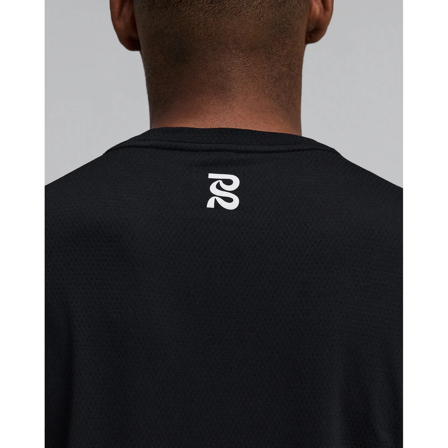 Men's Micromesh Run Tee Black - Image 4