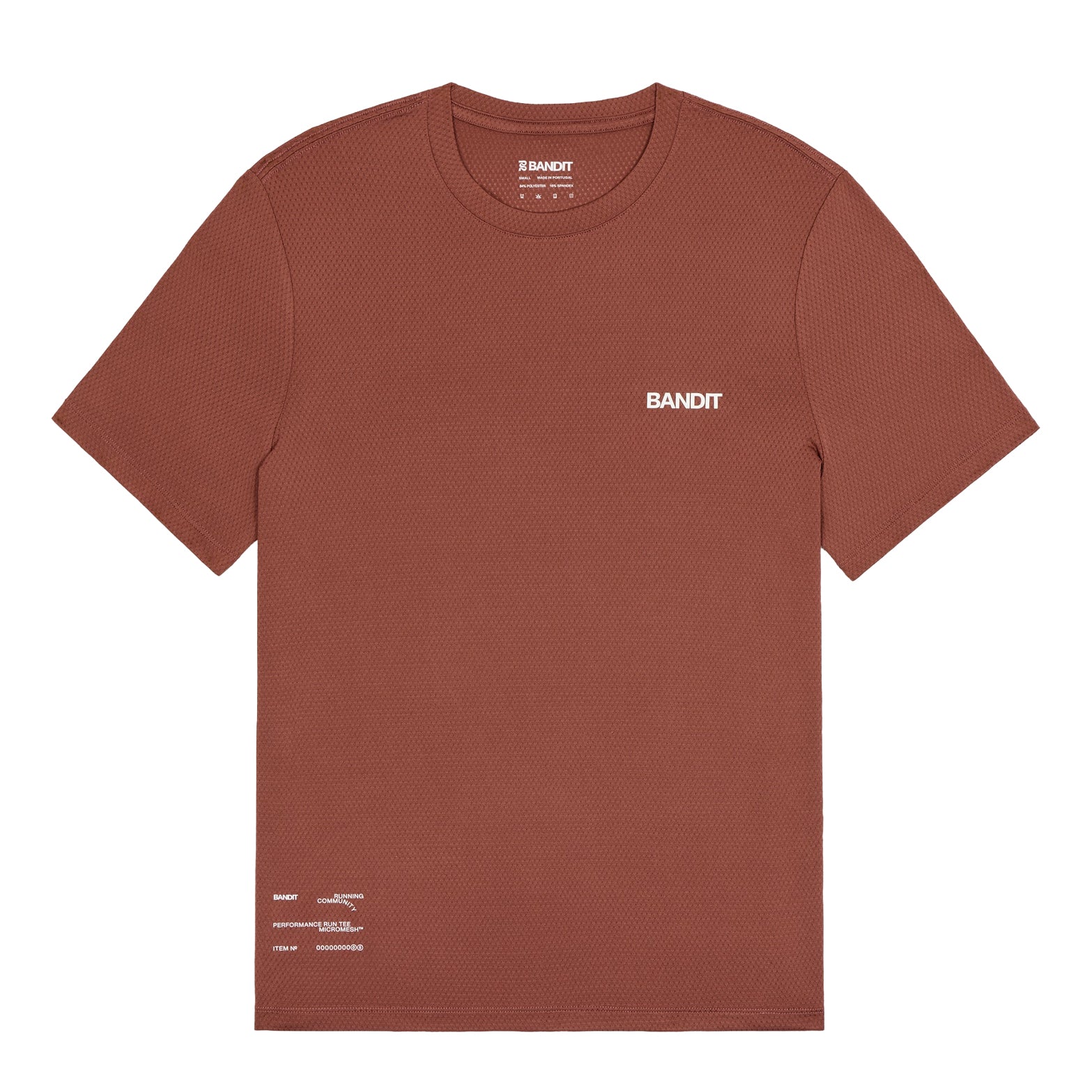 Men's Micromesh Run Tee Mahogany