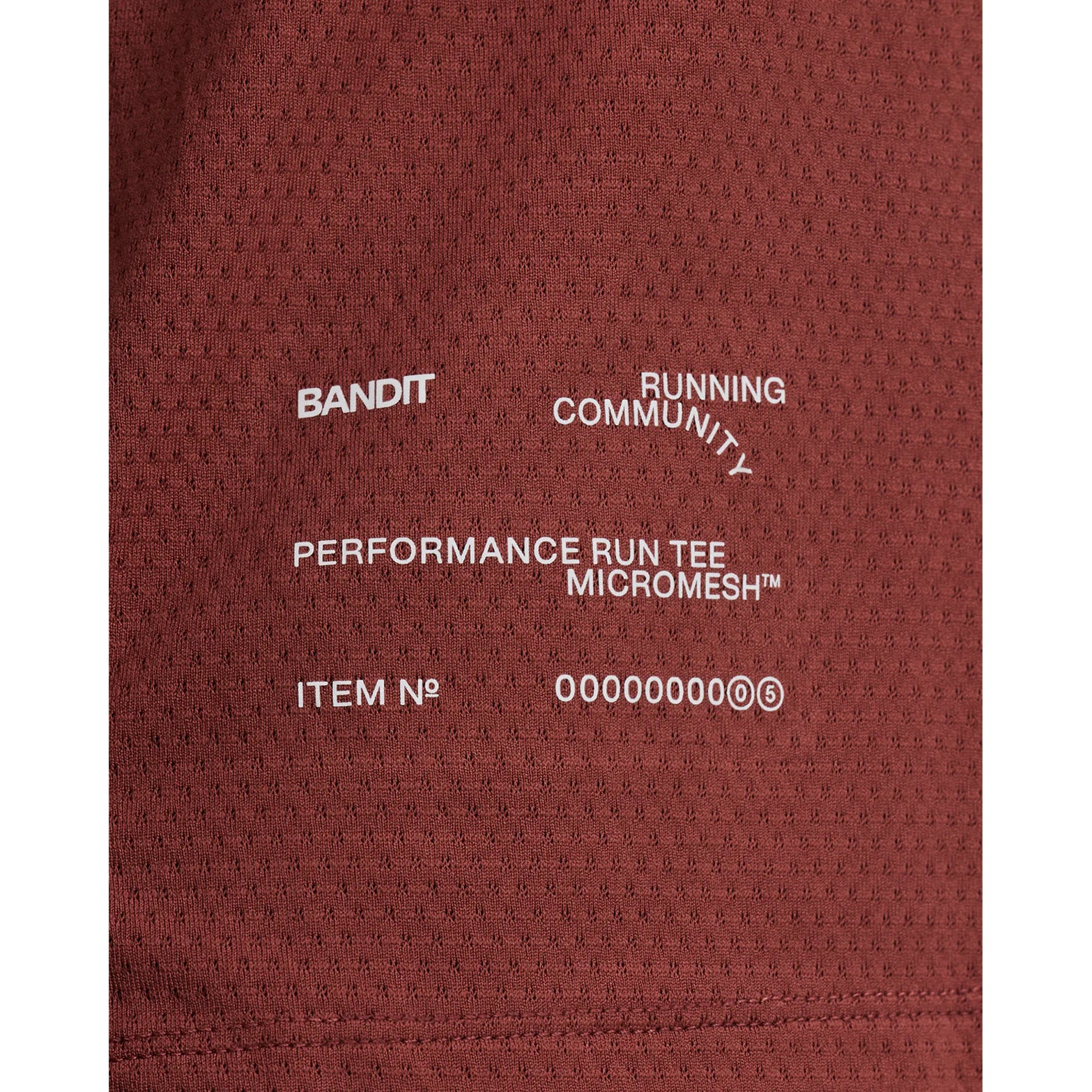 Men's Micromesh Run Tee Mahogany - Image 4