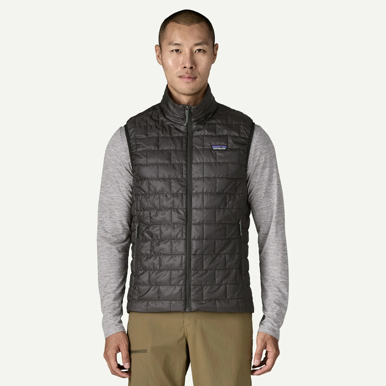 Men's Nano Puff Vest Black - Image 2
