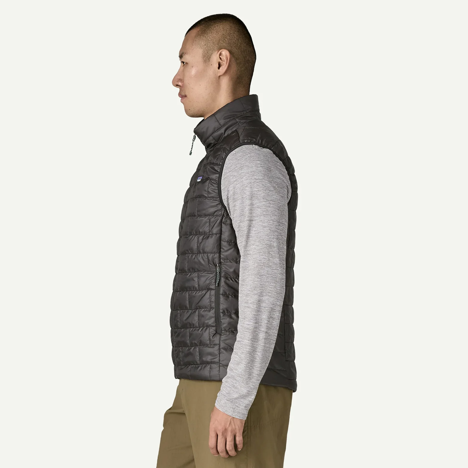 Men's Nano Puff Vest Black - Image 4