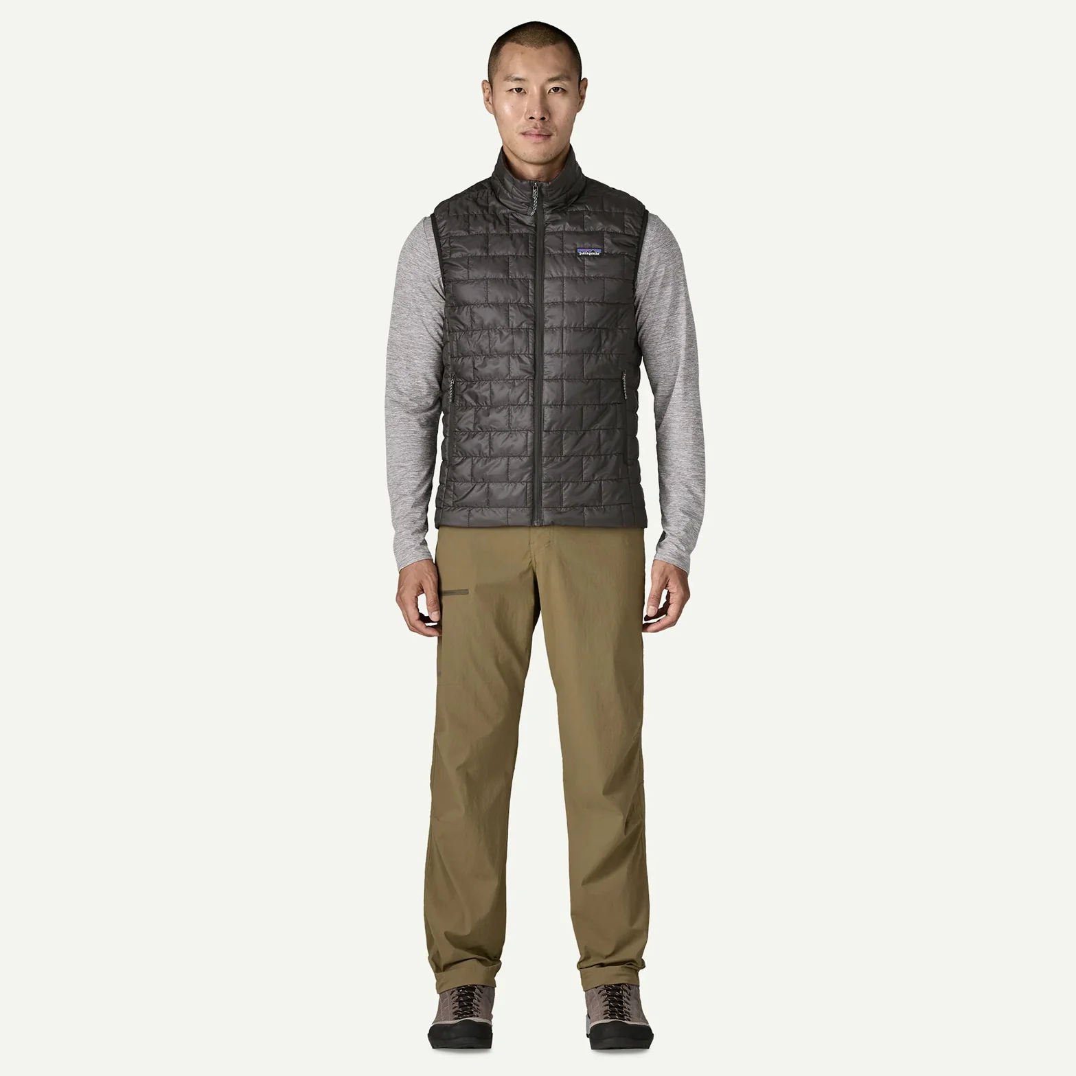 Men's Nano Puff Vest Black - Image 5