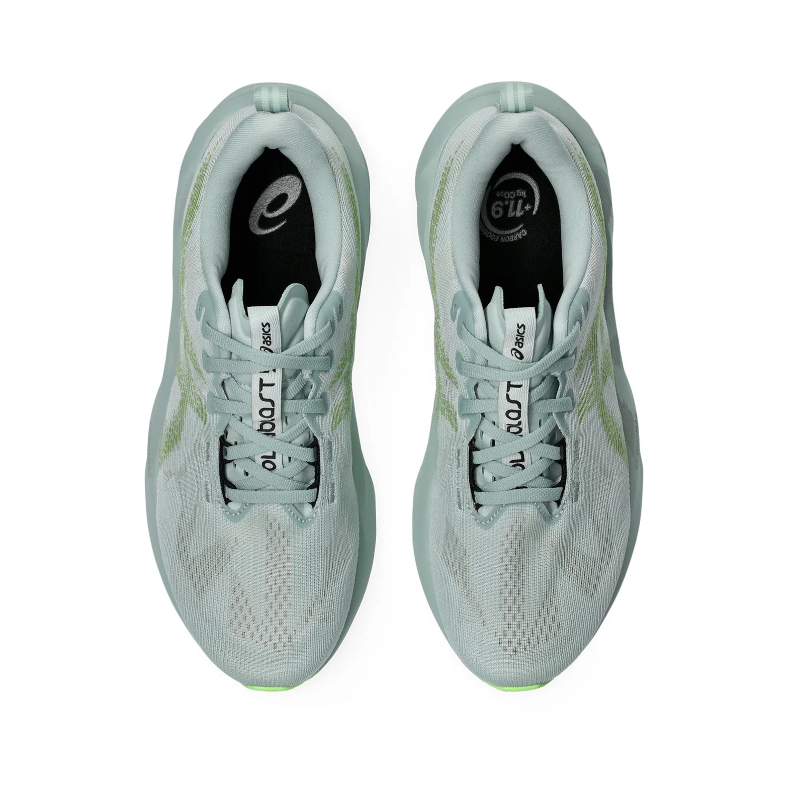 Men's Novablast 5 Running Shoes Cold Moss / Light Orange - Image 3