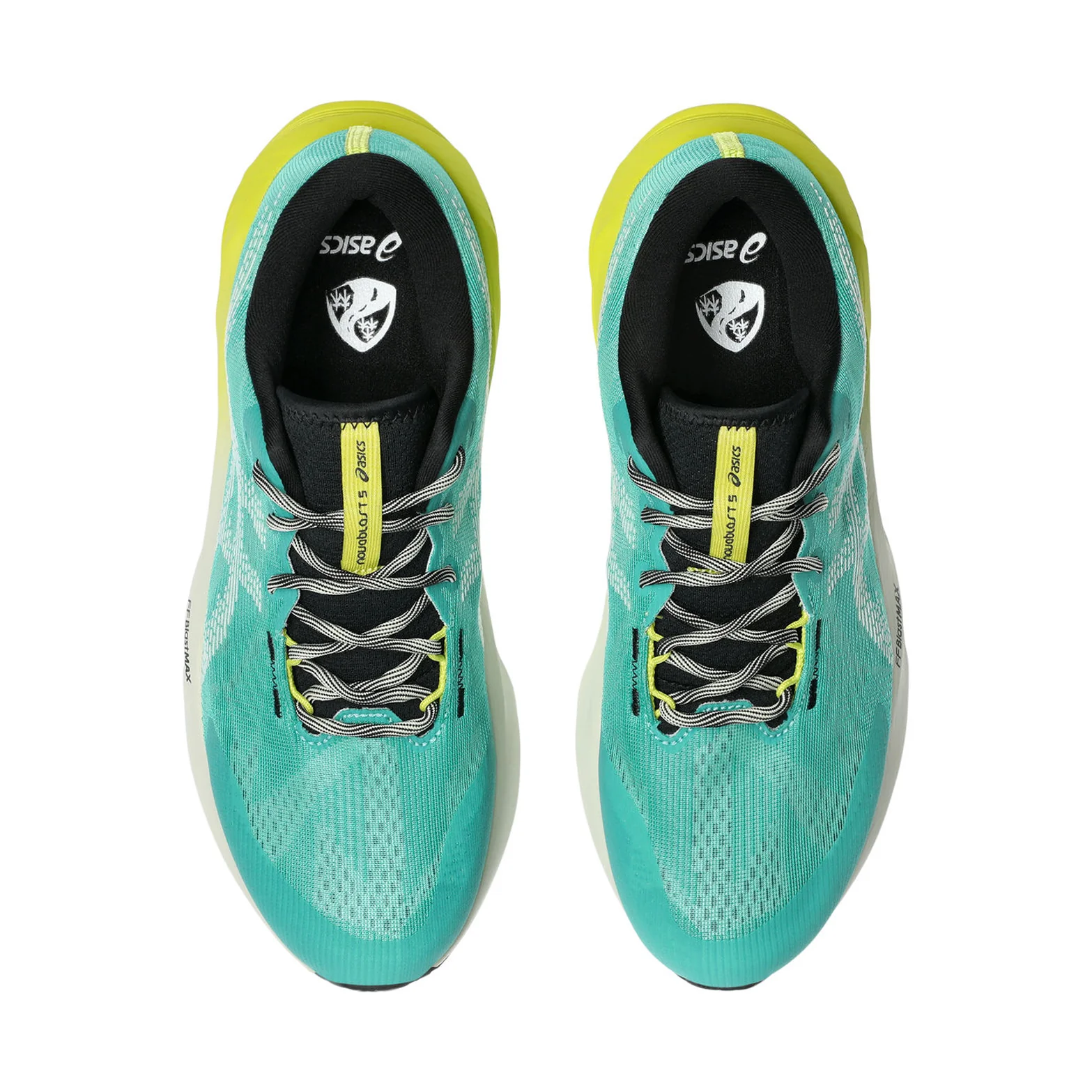 Men's Novablast 5 TR Running Shoes Aurora Green / Light Dust - Image 3