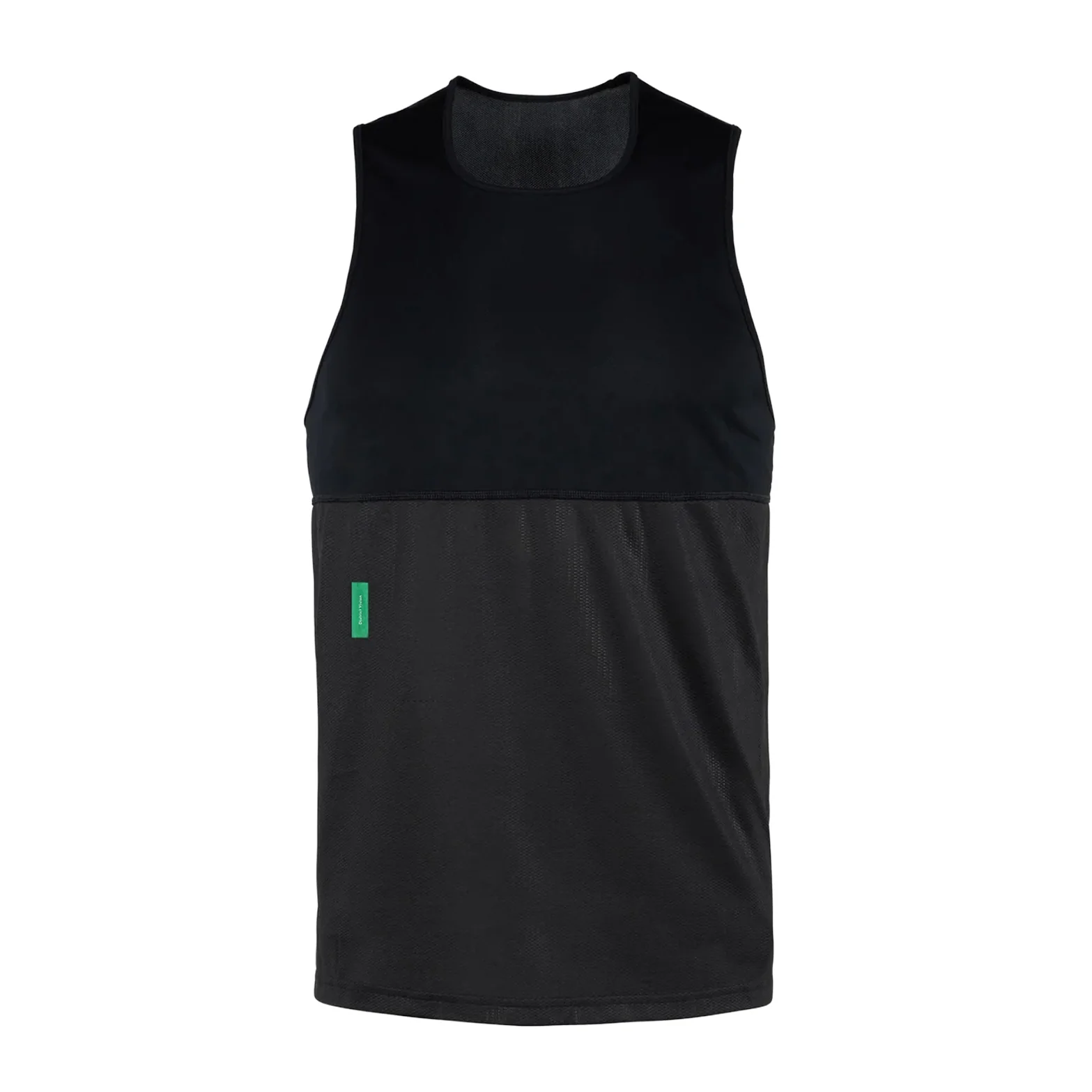 Men's Paneled Training Singlet Black