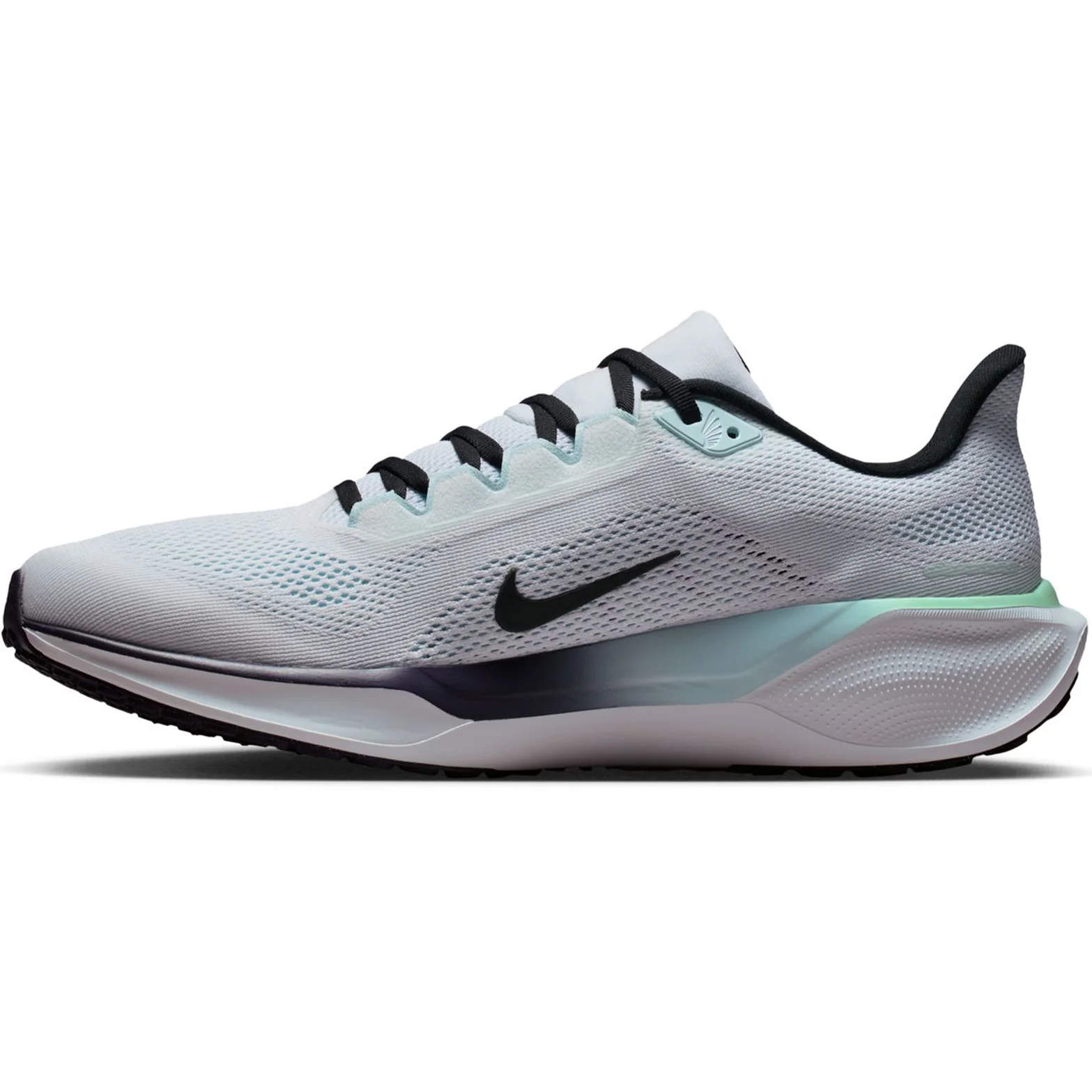 Men's Pegasus 41 Running Shoes White / Black / Hyper Pink - Image 2