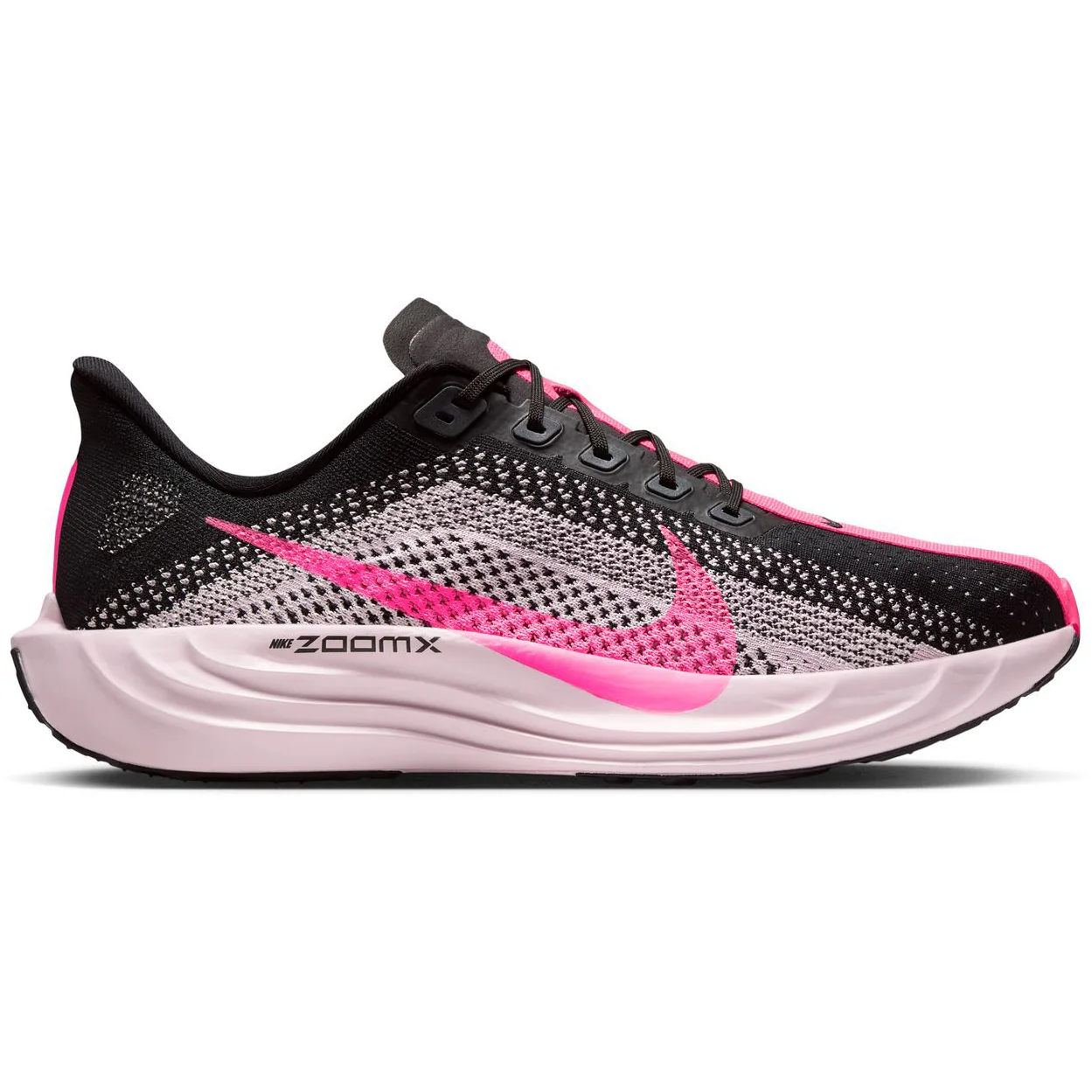 Men's Pegasus Plus Running Shoes Black / Pink Foam / Hyper Pink