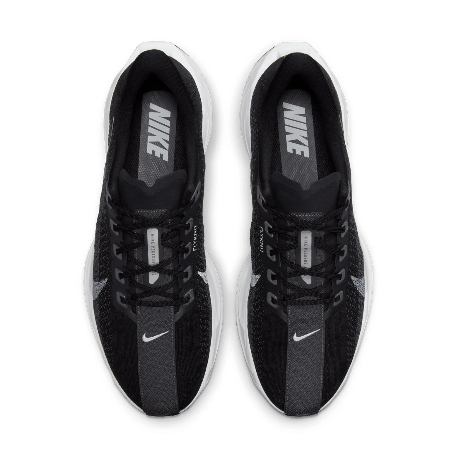 Men's Pegasus Plus Running Shoes Black / Pure Platinum Anthracite - Image 3