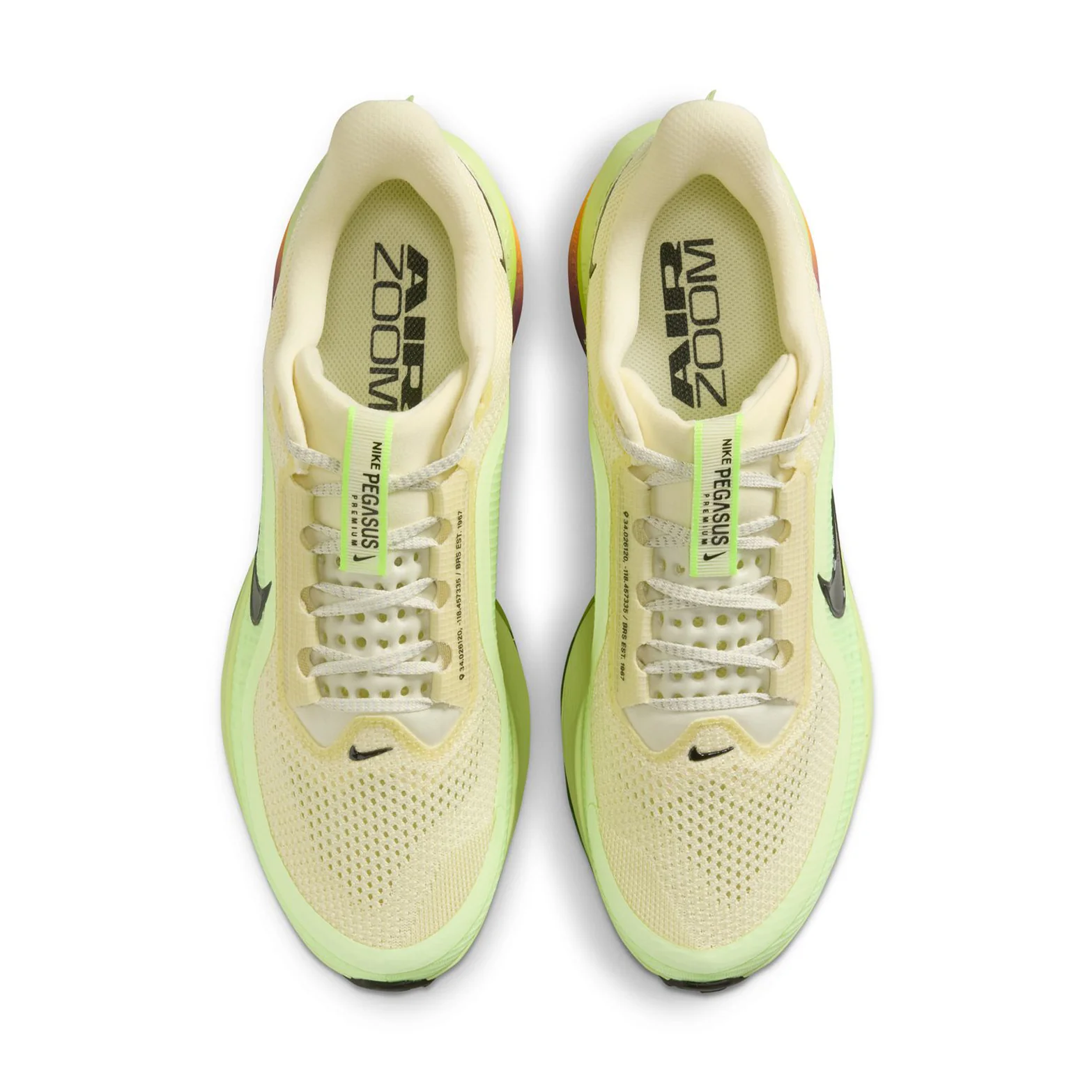 Men's Pegasus Premium Running Shoes Alabaster / Barely Volt / Volt Ice / Black - Image 3