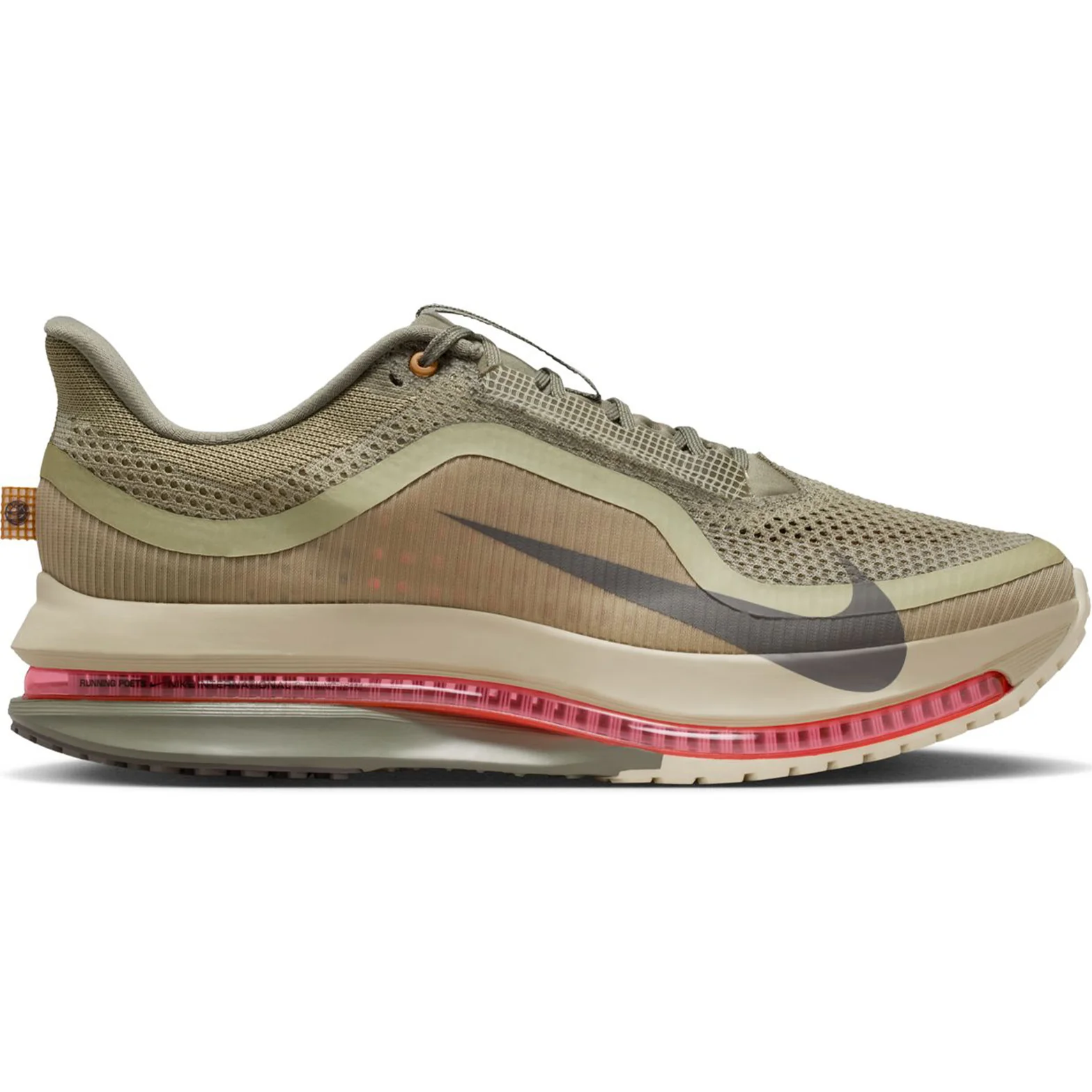 Men's Pegasus Premium Running Shoes Neutral Olive / Desert Khaki / Bright Crimson / Cave Stone
