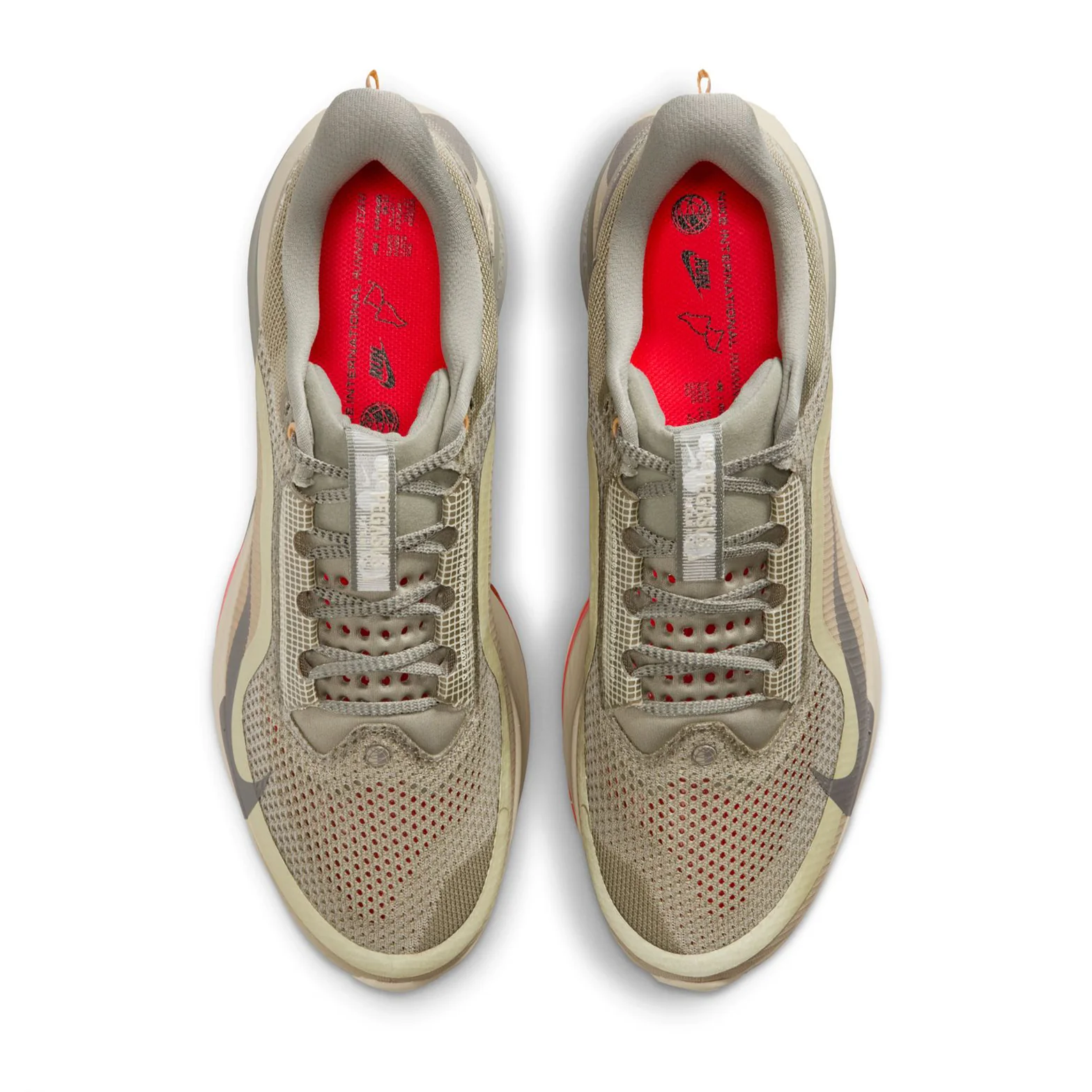 Men's Pegasus Premium Running Shoes Neutral Olive / Desert Khaki / Bright Crimson / Cave Stone - Image 3