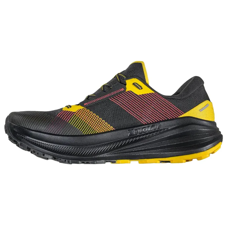 Men's Prodigio Max Trail Running Shoes Black / Yellow - Image 2