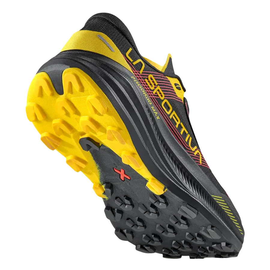 Men's Prodigio Max Trail Running Shoes Black / Yellow - Image 3