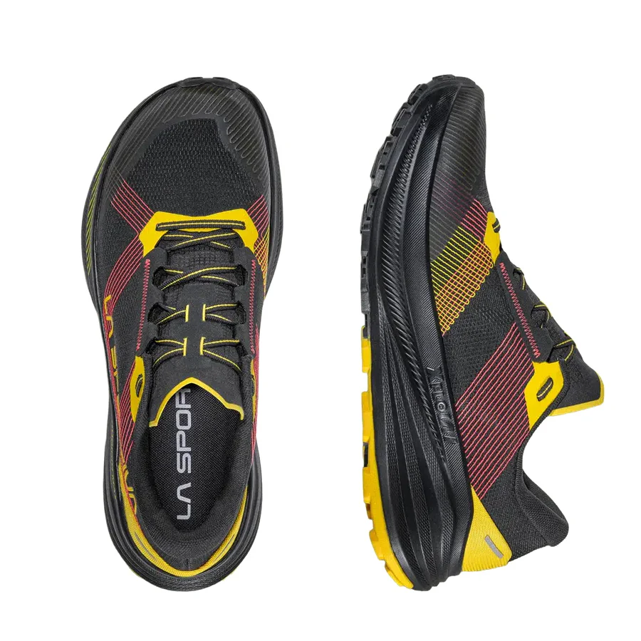 Men's Prodigio Max Trail Running Shoes Black / Yellow - Image 5