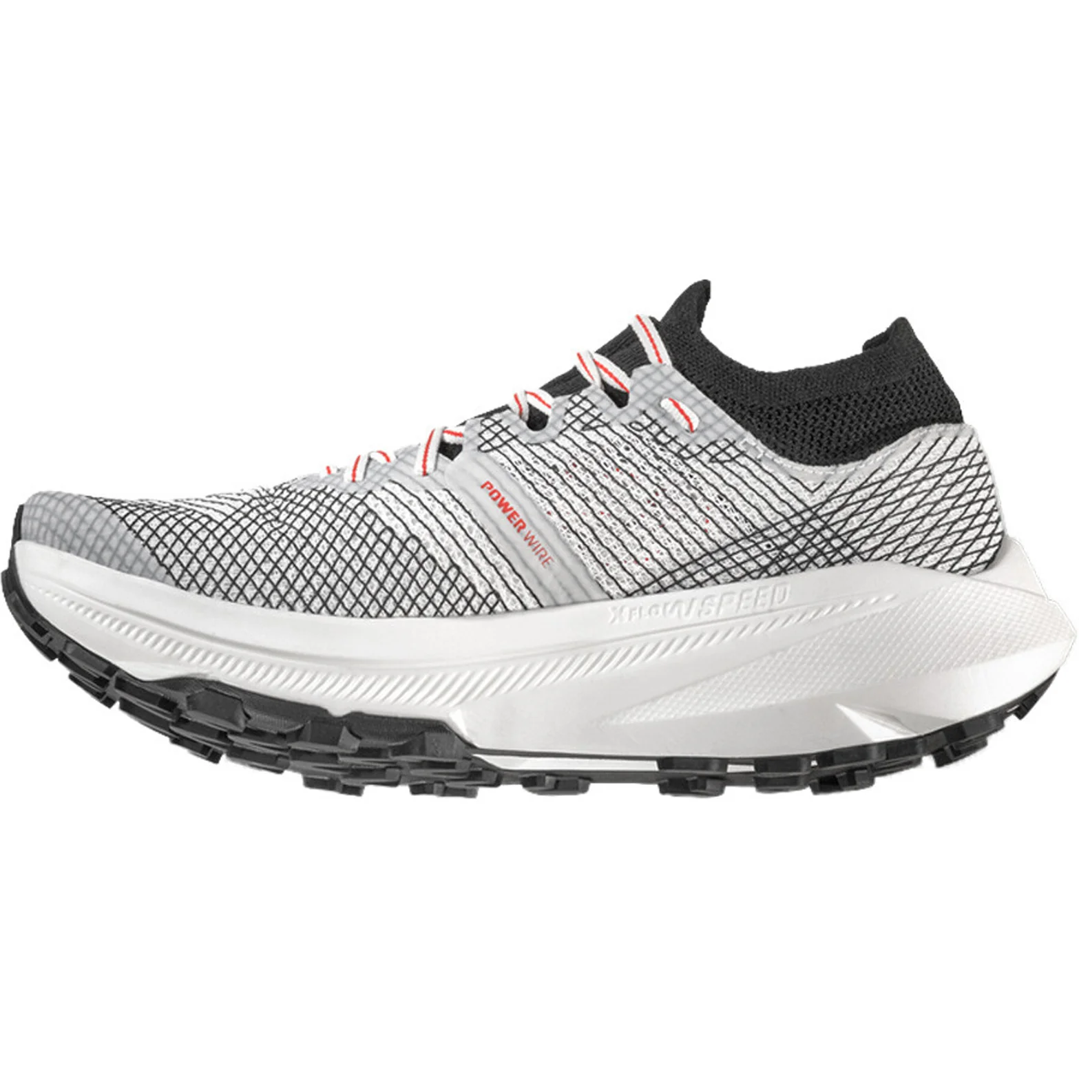 Men's Prodigio Pro Trail Running Shoes White / Black - Image 2