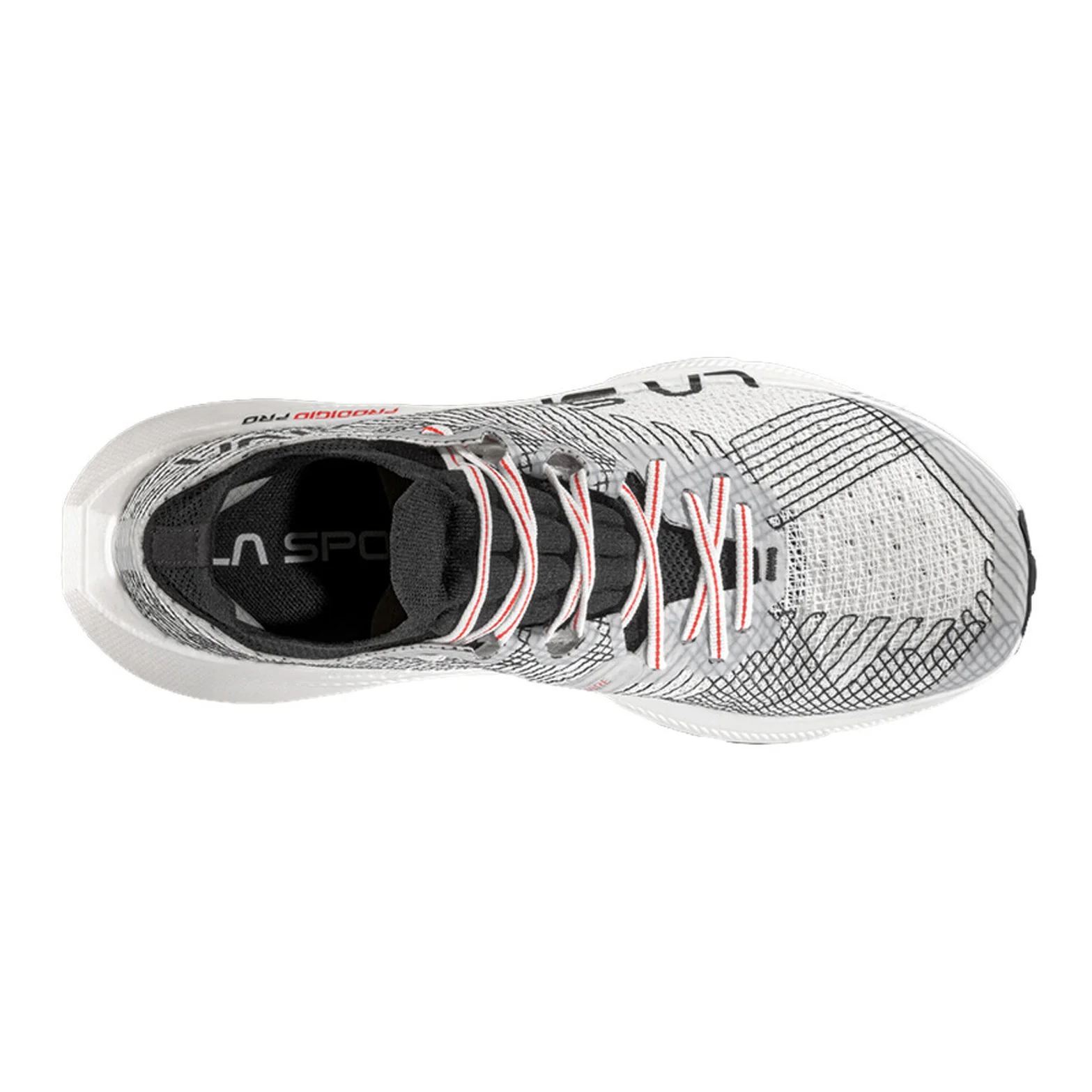 Men's Prodigio Pro Trail Running Shoes White / Black - Image 3