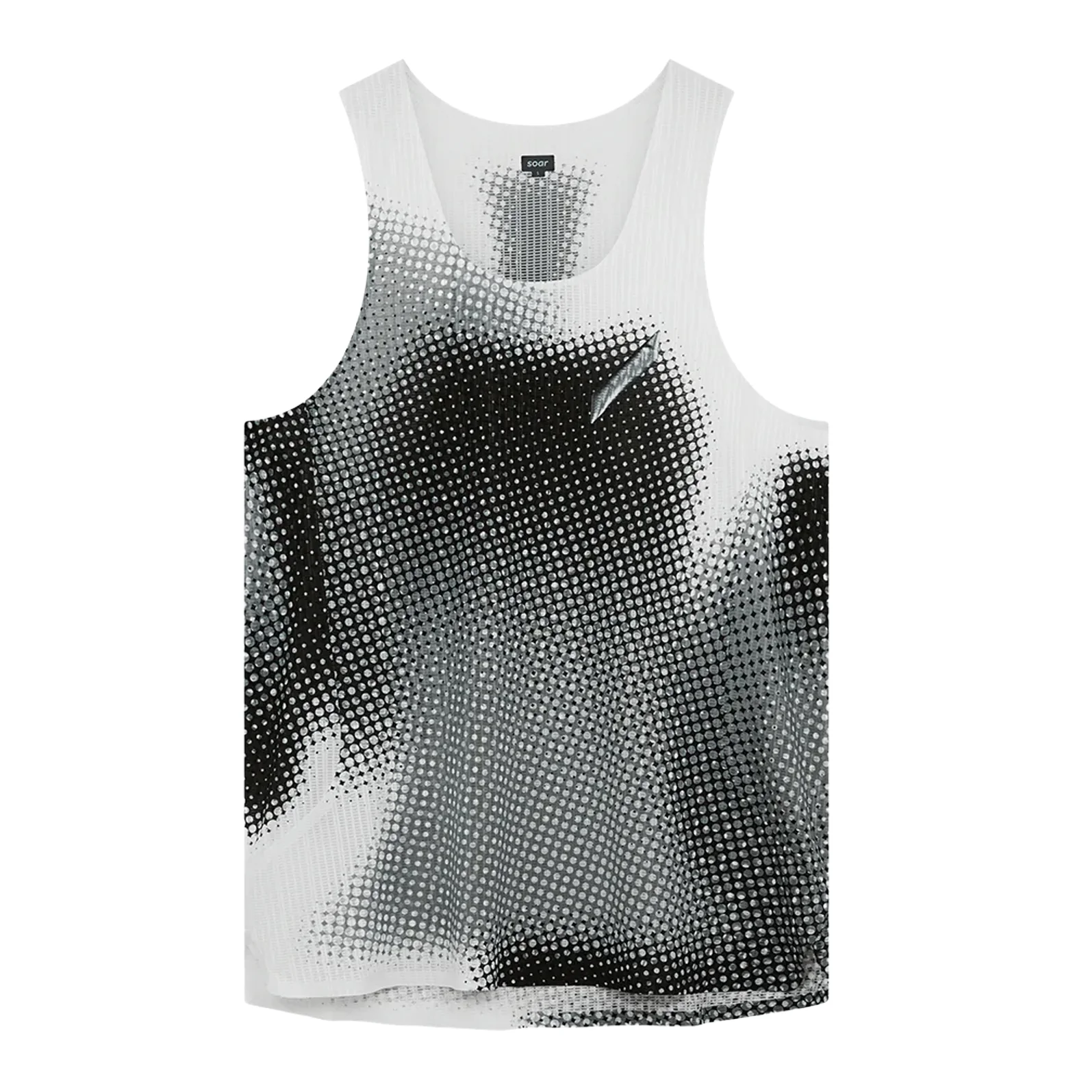 Men's Race Vest 2.0 Black White Dot