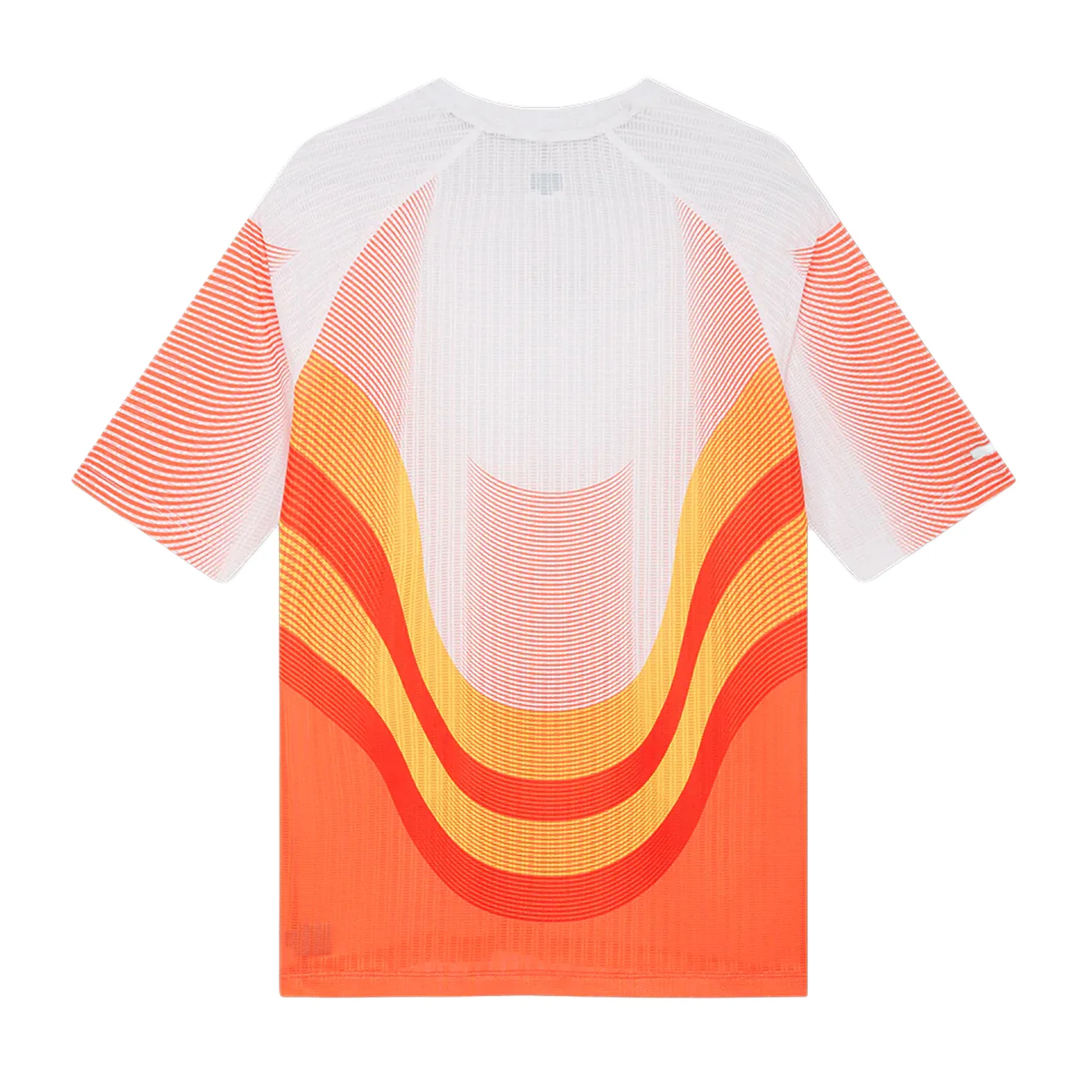 Women's Race Tee Orange / White - Image 2
