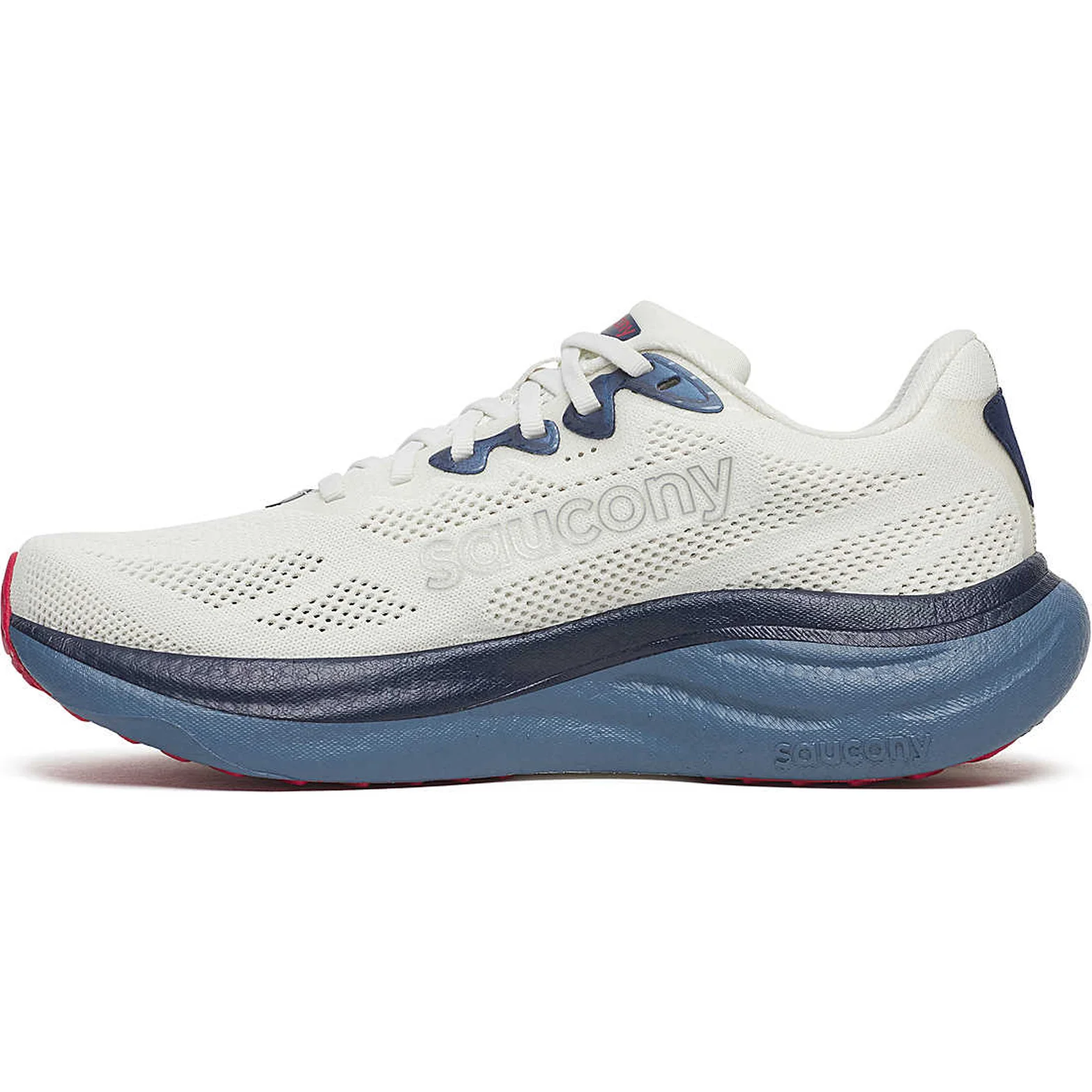 Men's Ride 19 Running Shoes Ivory / Storm - Image 2