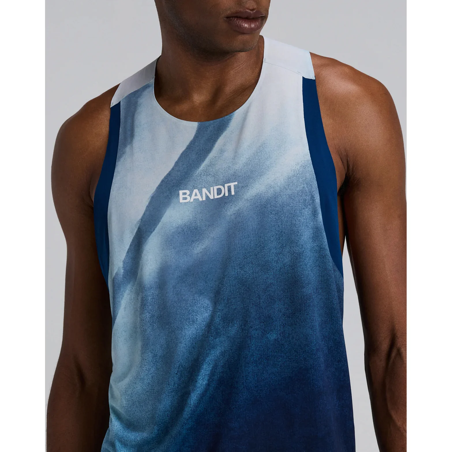 Men's Specter Race Singlet Undertow Ink Blue Multi - Image 4