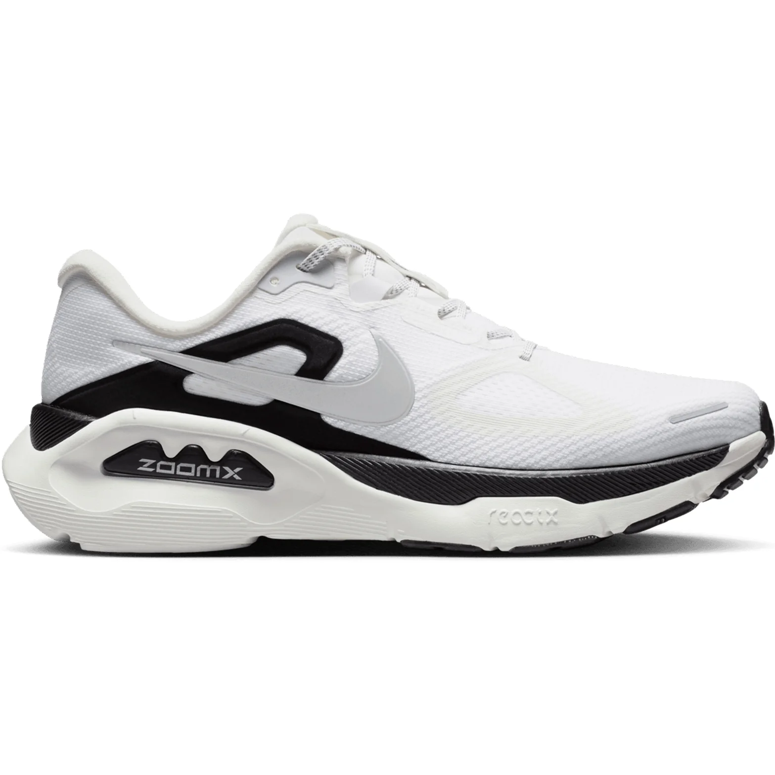 Men's Structure Plus Running Shoes Summit White / Black / Metallic Silver