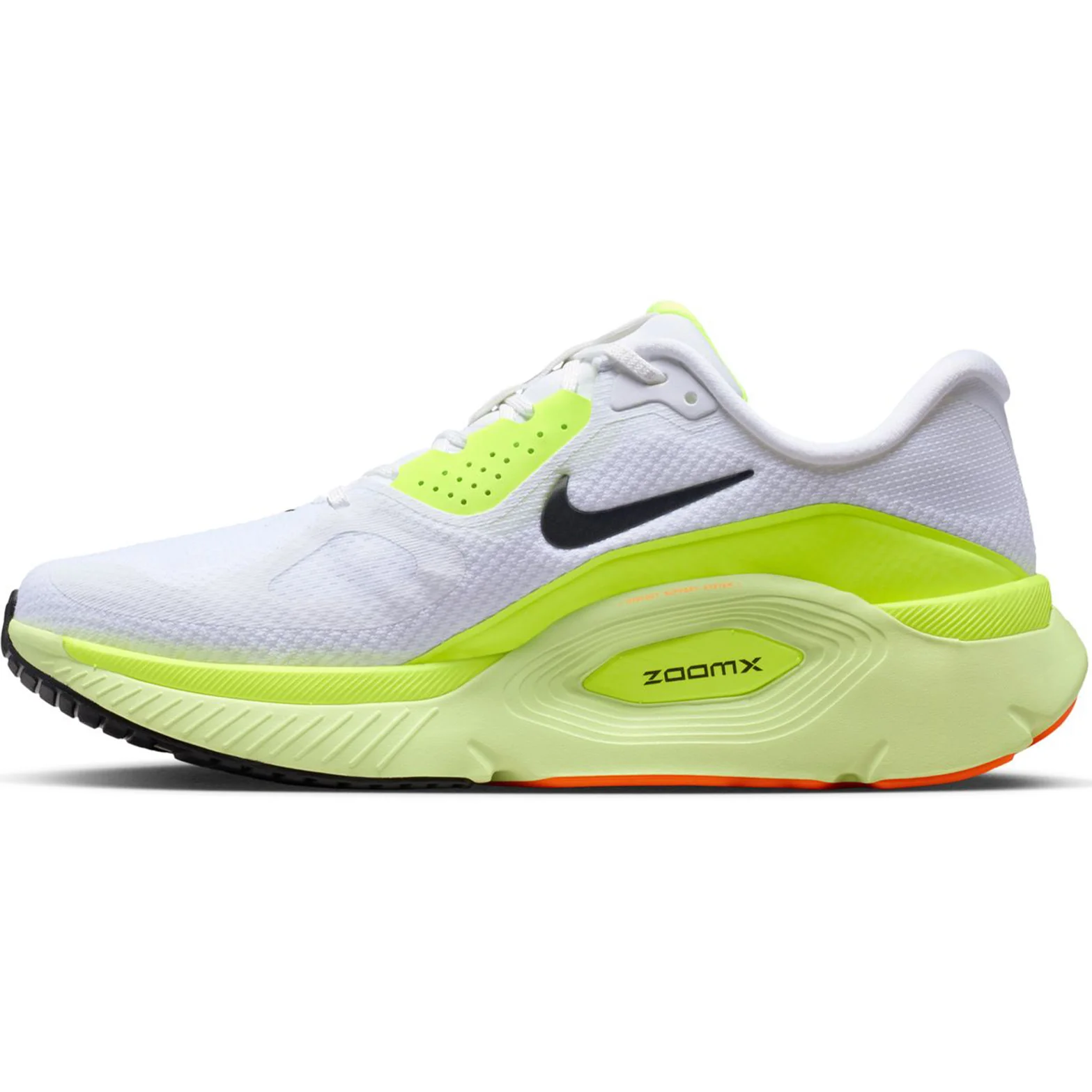 Men's Structure Plus Running Shoes White / Black / Pure Platinum / Volt - Image 2
