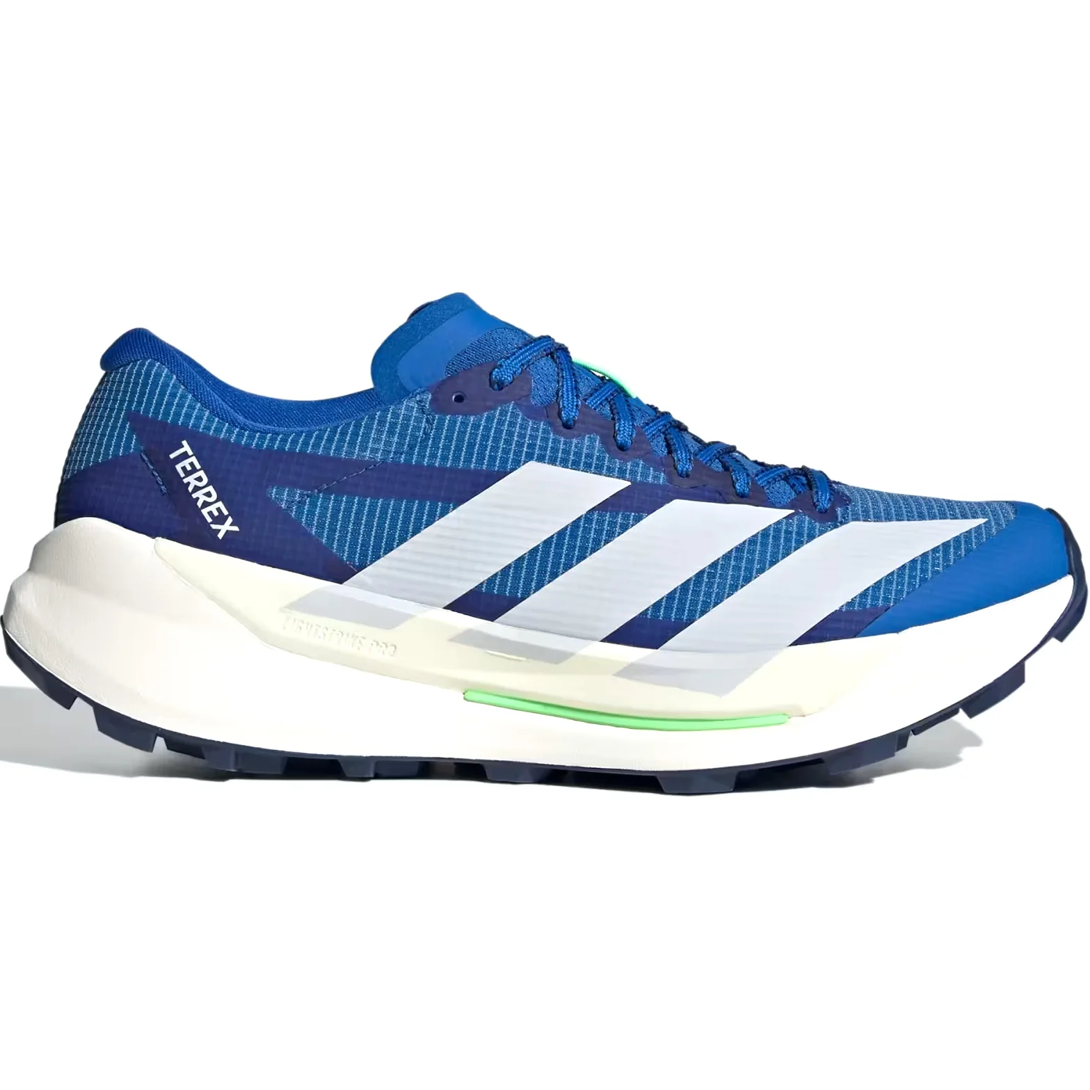 Men's Terrex Agravic TT Trail Running Shoes Blue / Dash Grey / Lime Burst