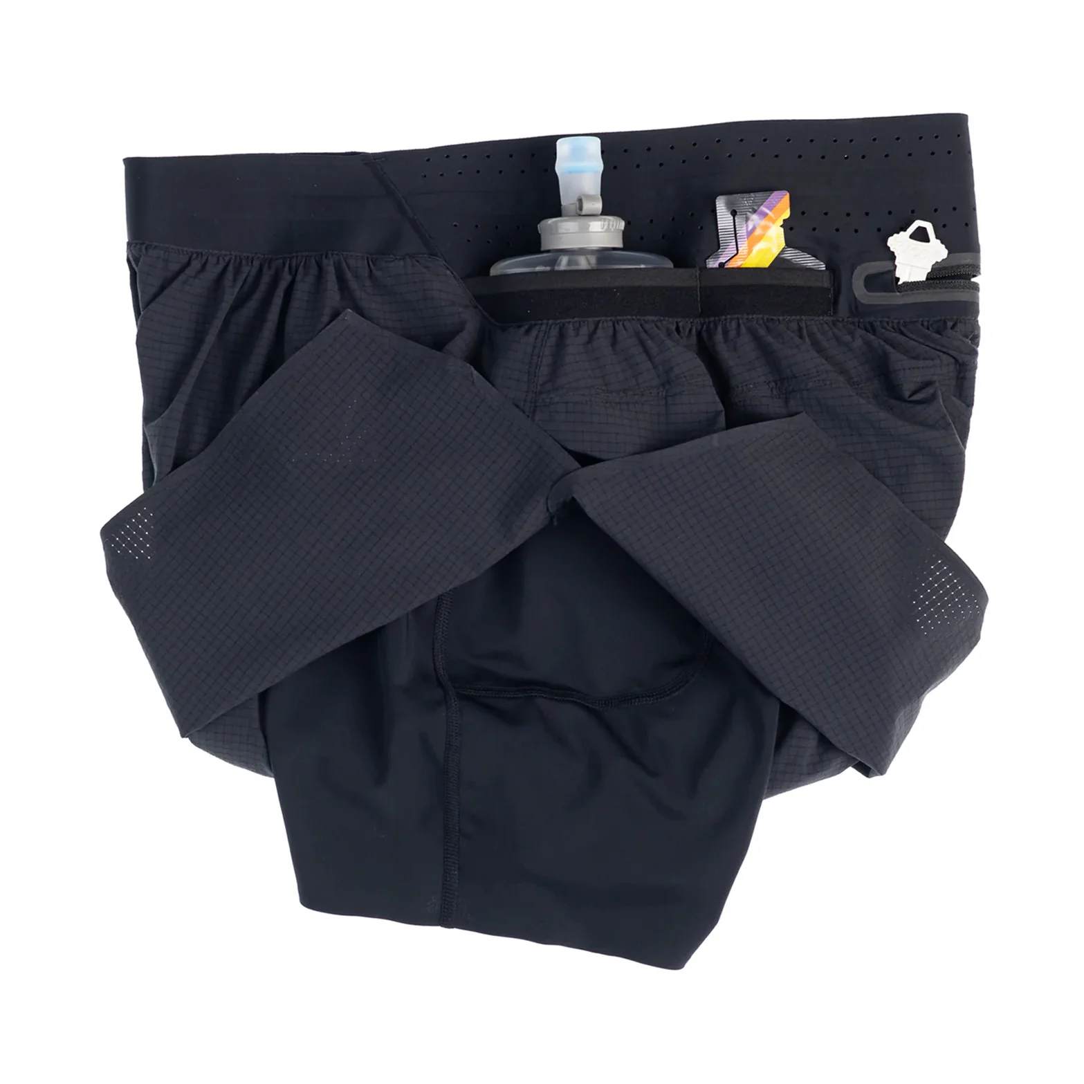 Men's TrailTech Short Black - Image 3