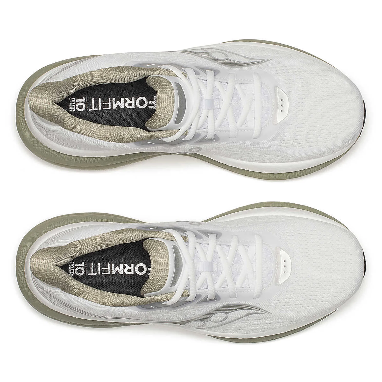 Men's Triumph 23 Running Shoes White / Laurel - Image 3