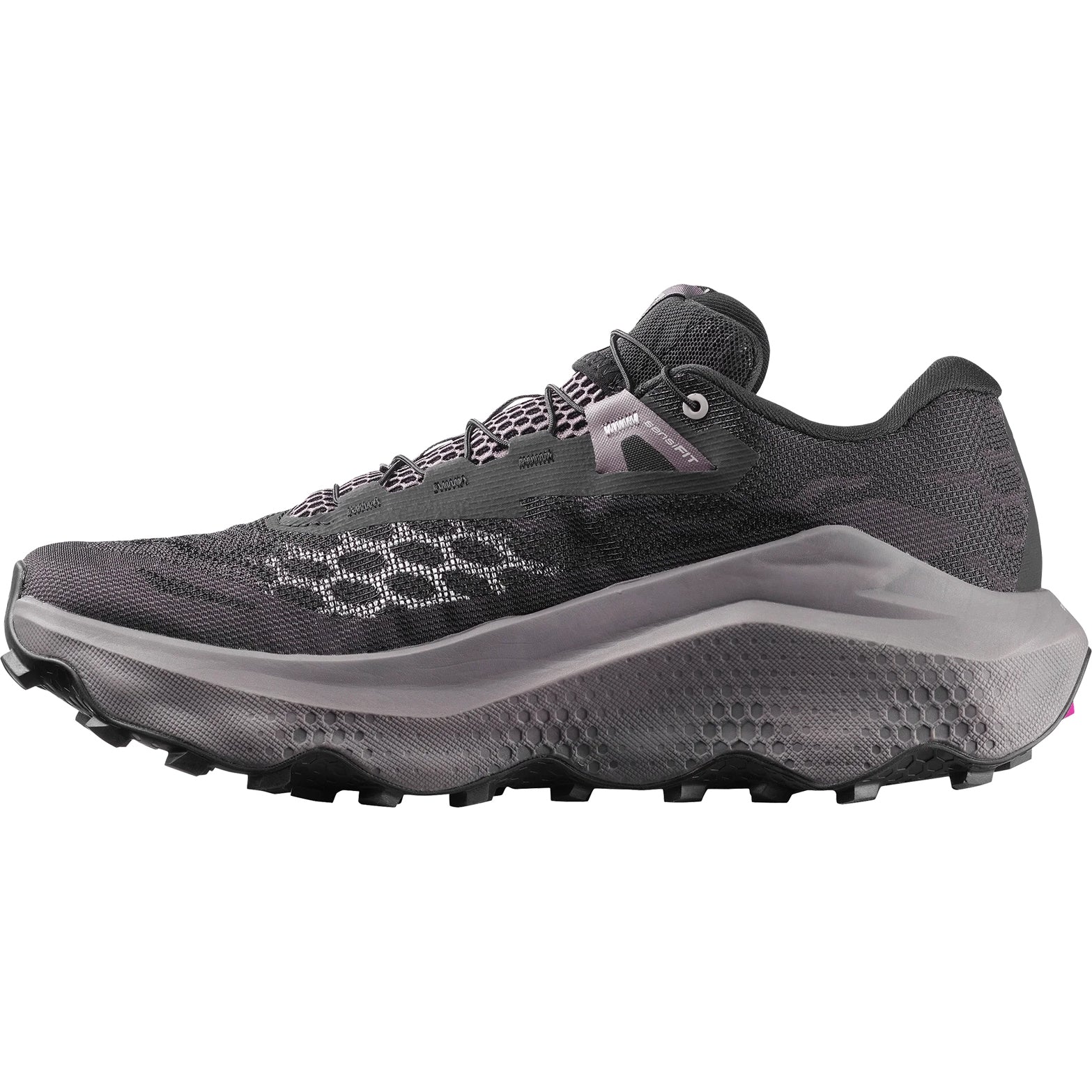 Men's Ultra Glide 4 Trail Running Shoes Black / Dark Gull Grey - Image 2