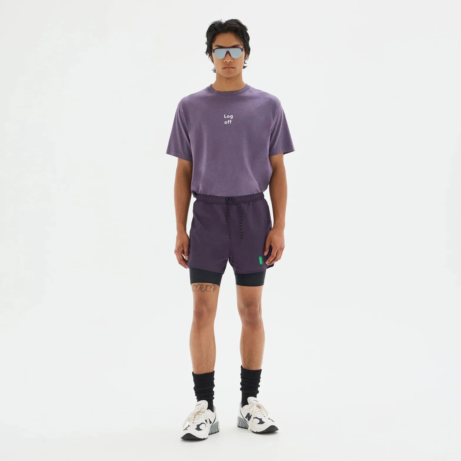 Men's Ultralight Nylon Trail Short Nightshade / Black - Image 3