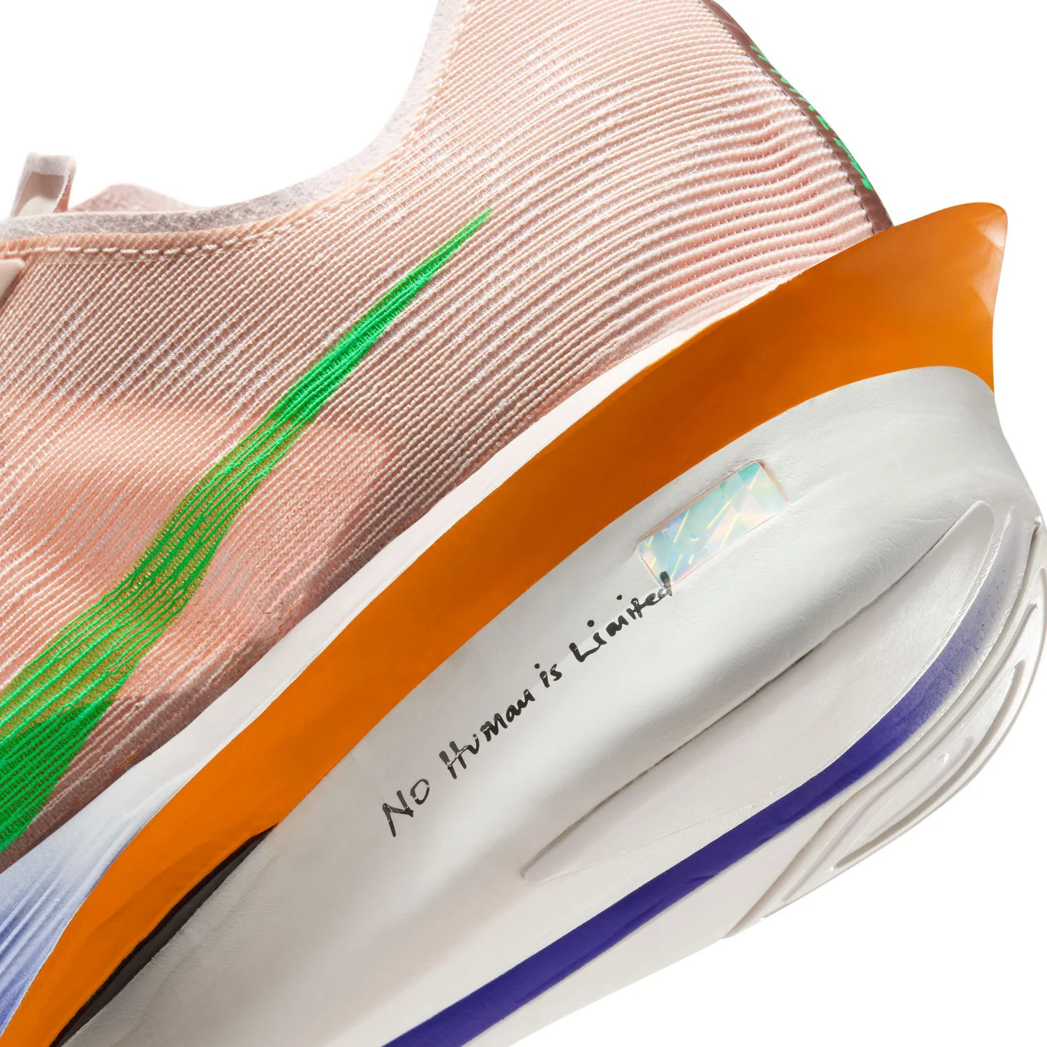 Men's Vaporfly 4 Eliud Kipchoge Running Shoes Silt Red / Fire Pink / Bright Ceramic / Green Shock - Image 7