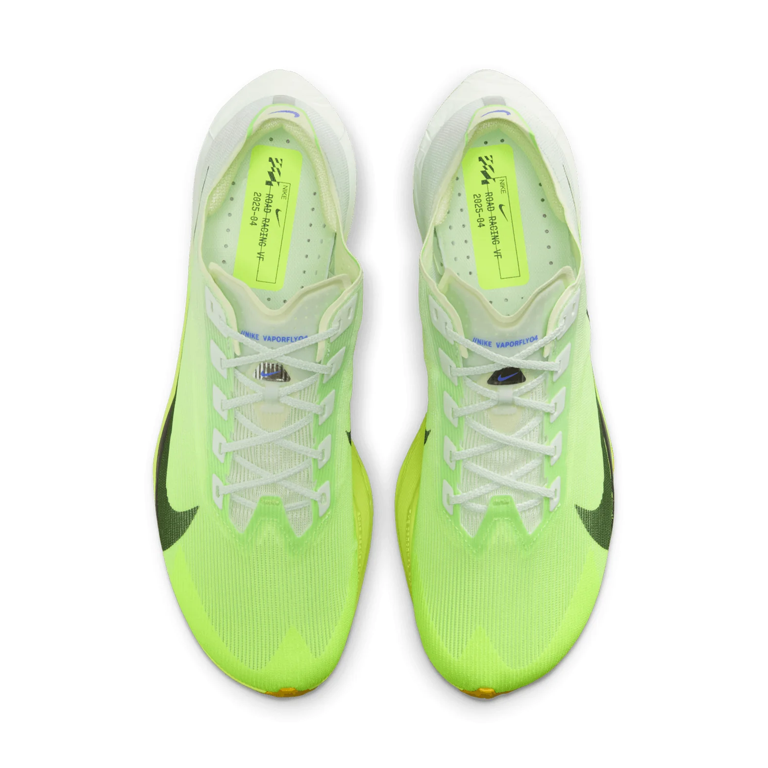 Men's Vaporfly 4 Running Shoes Barely Green / Black Spruce / Volt Tint - Image 3