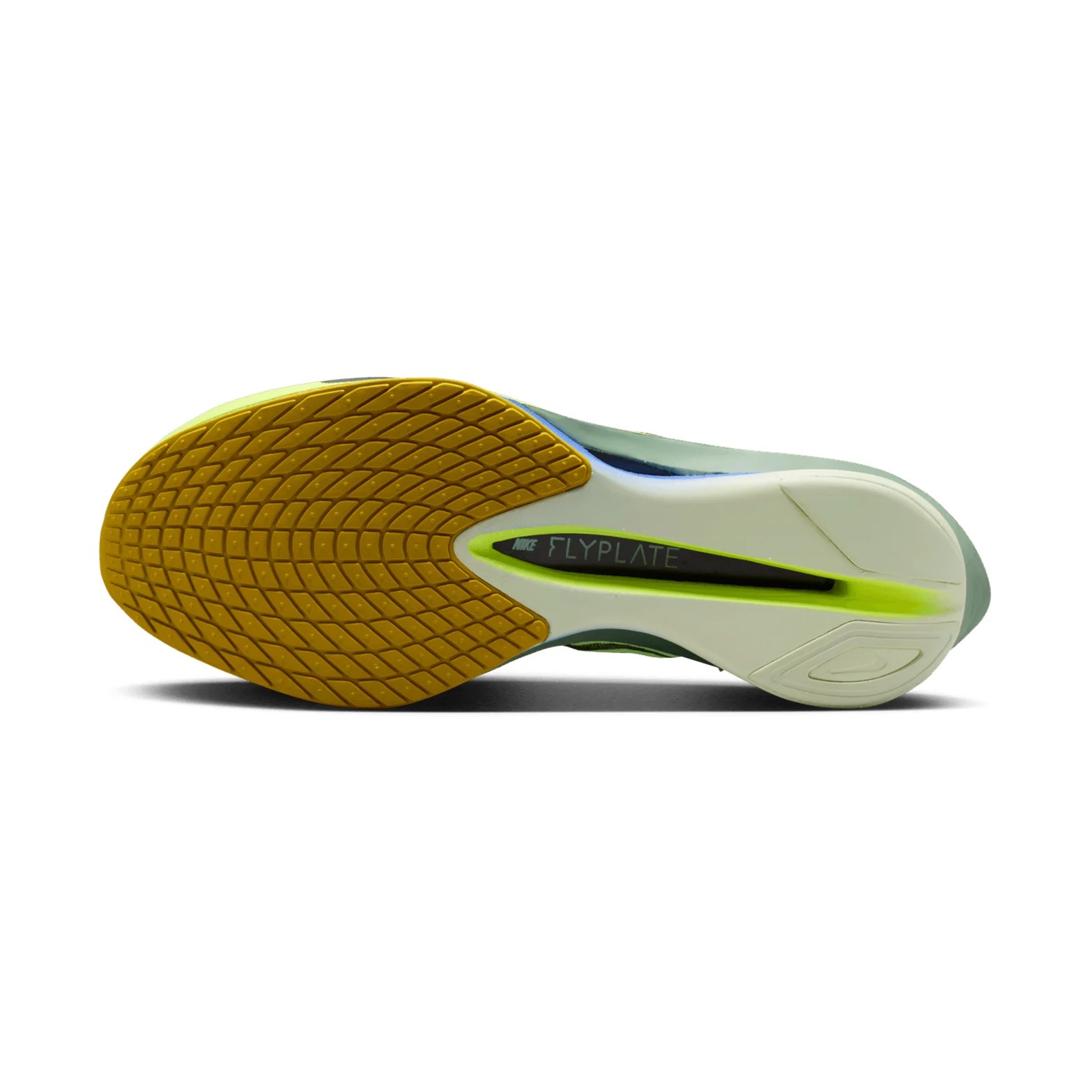 Men's Vaporfly 4 Running Shoes Barely Green / Black Spruce / Volt Tint - Image 4