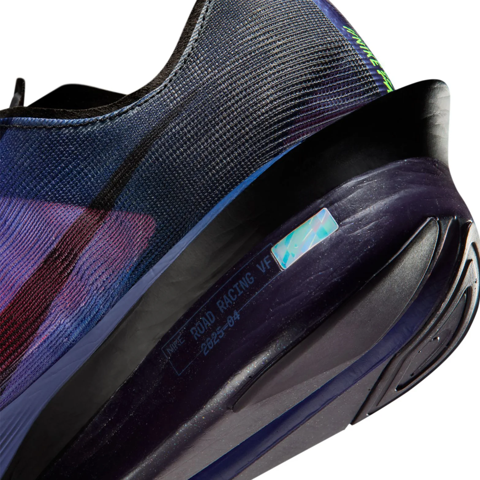 Men's Vaporfly 4 GLAM Running Shoes Dark Obsidian / Purple Dynasty / Black - Image 6