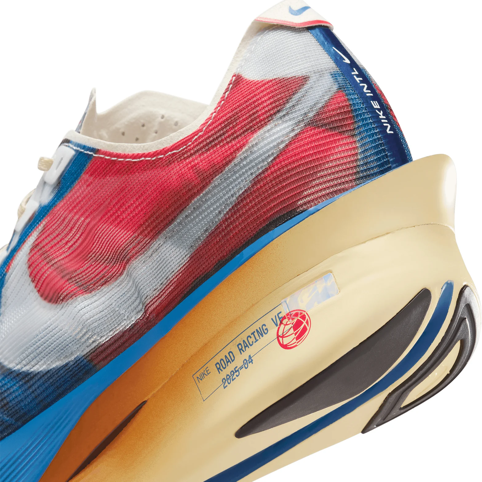 Men's Vaporfly 4 Running Shoes Multi-Colour / Mountain Blue / Fire Red / Clear - Image 7