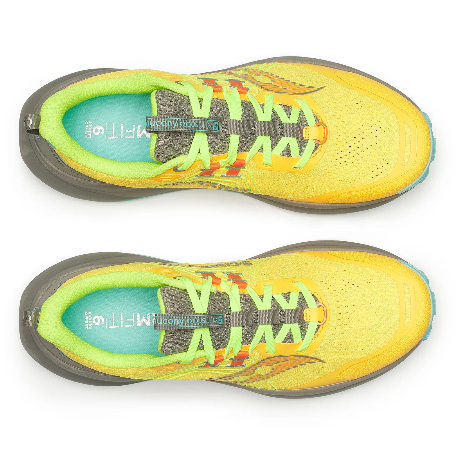 Men's Xodus Ultra 4 Trail Running Shoe Vizigold / Laurel - Image 3