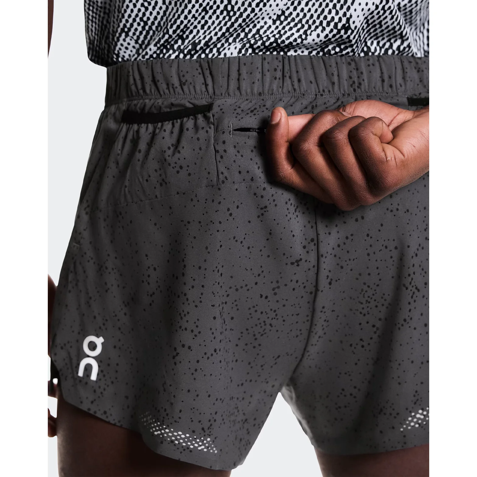 Men's Zero Shorts Iron / Black - Image 4