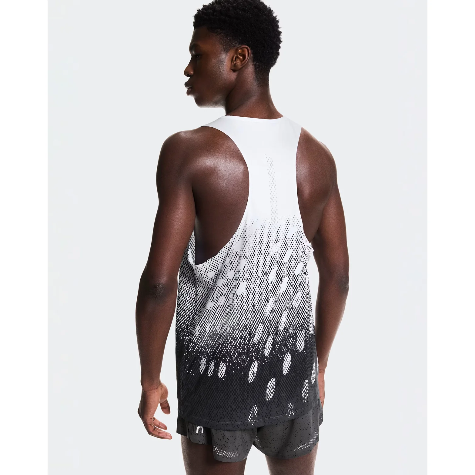 Men's Zero Singlet White / Iron - Image 3