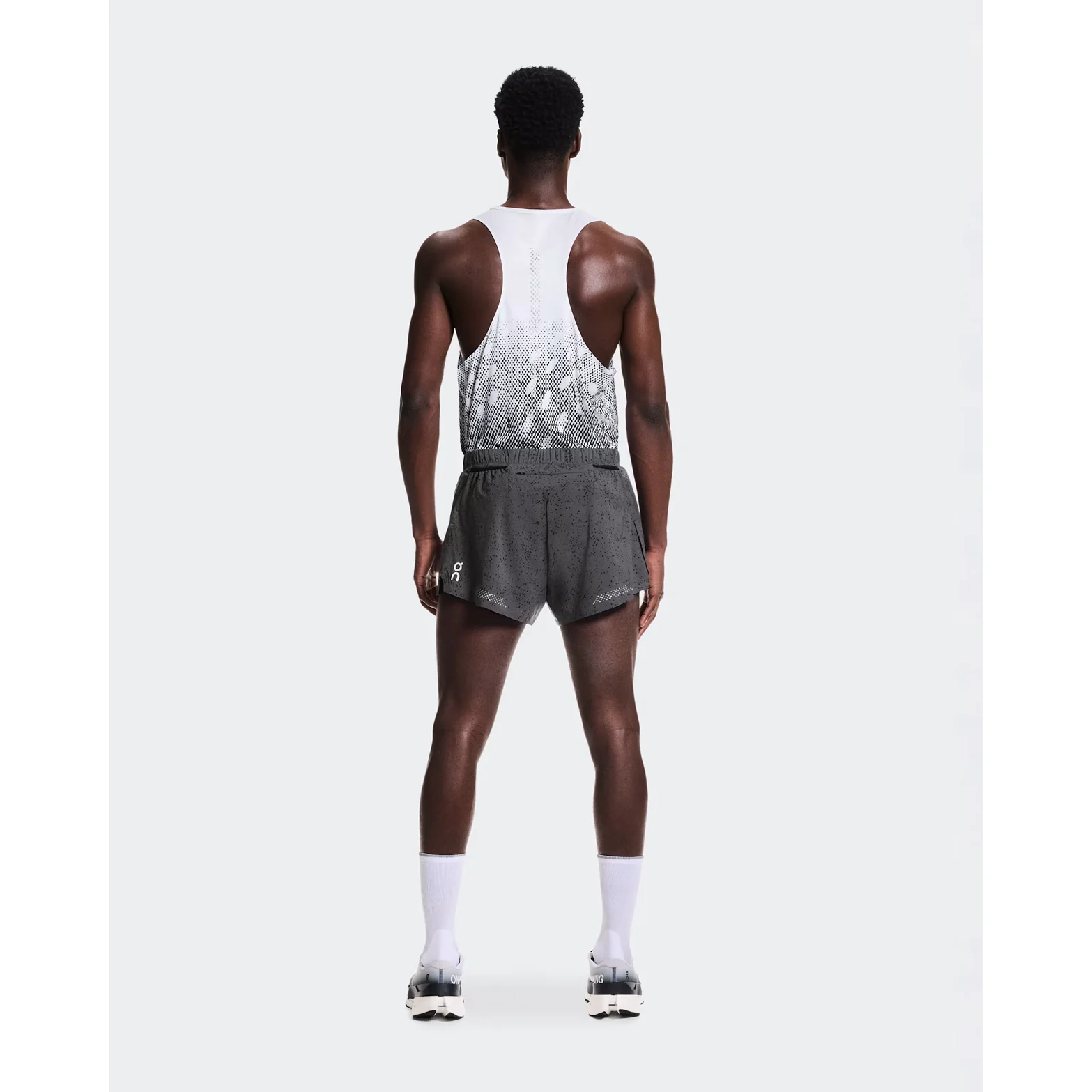 Men's Zero Singlet White / Iron - Image 5