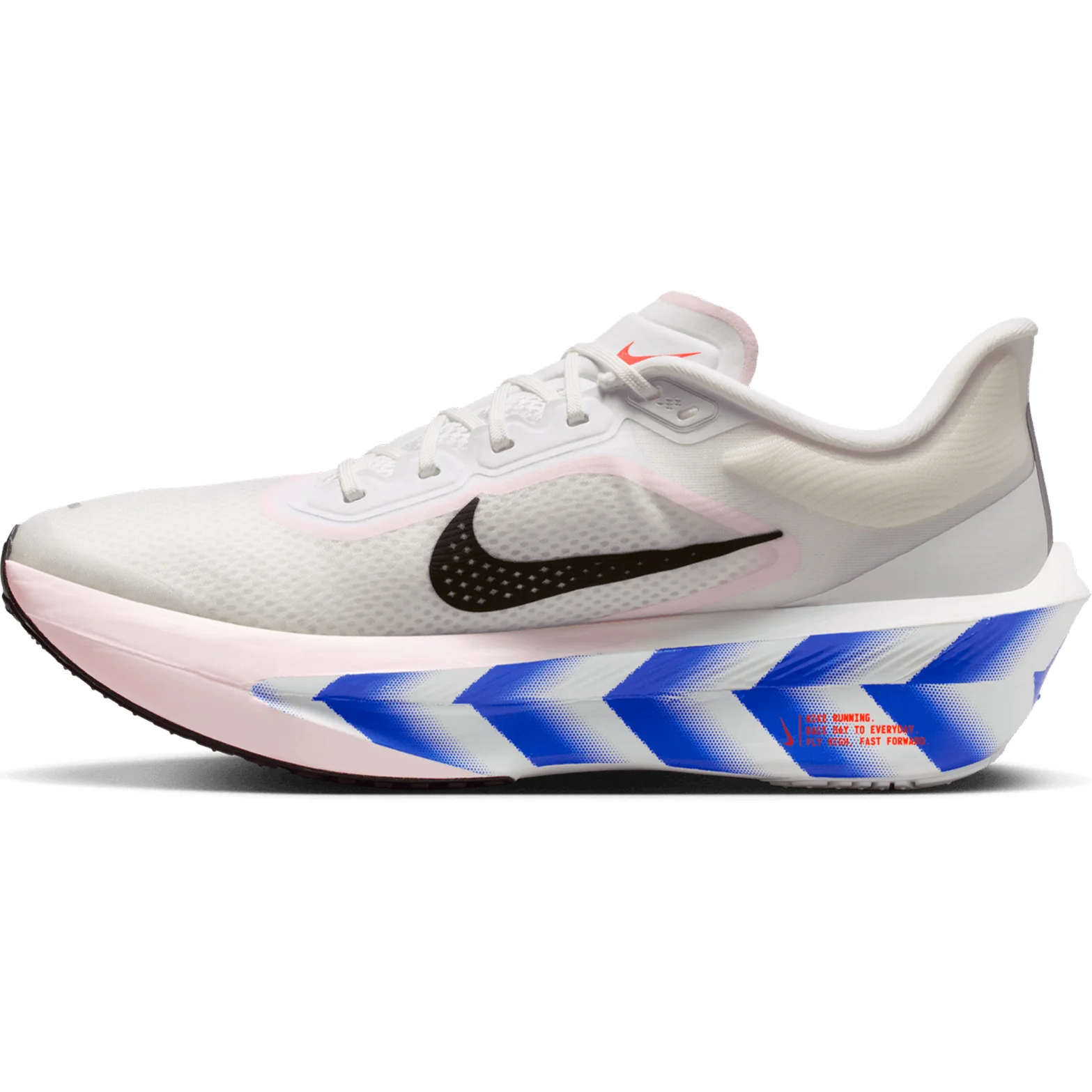 Men's Zoom Fly 6 Running Shoes White / Silt Red / Racer Blue / Black - Image 2