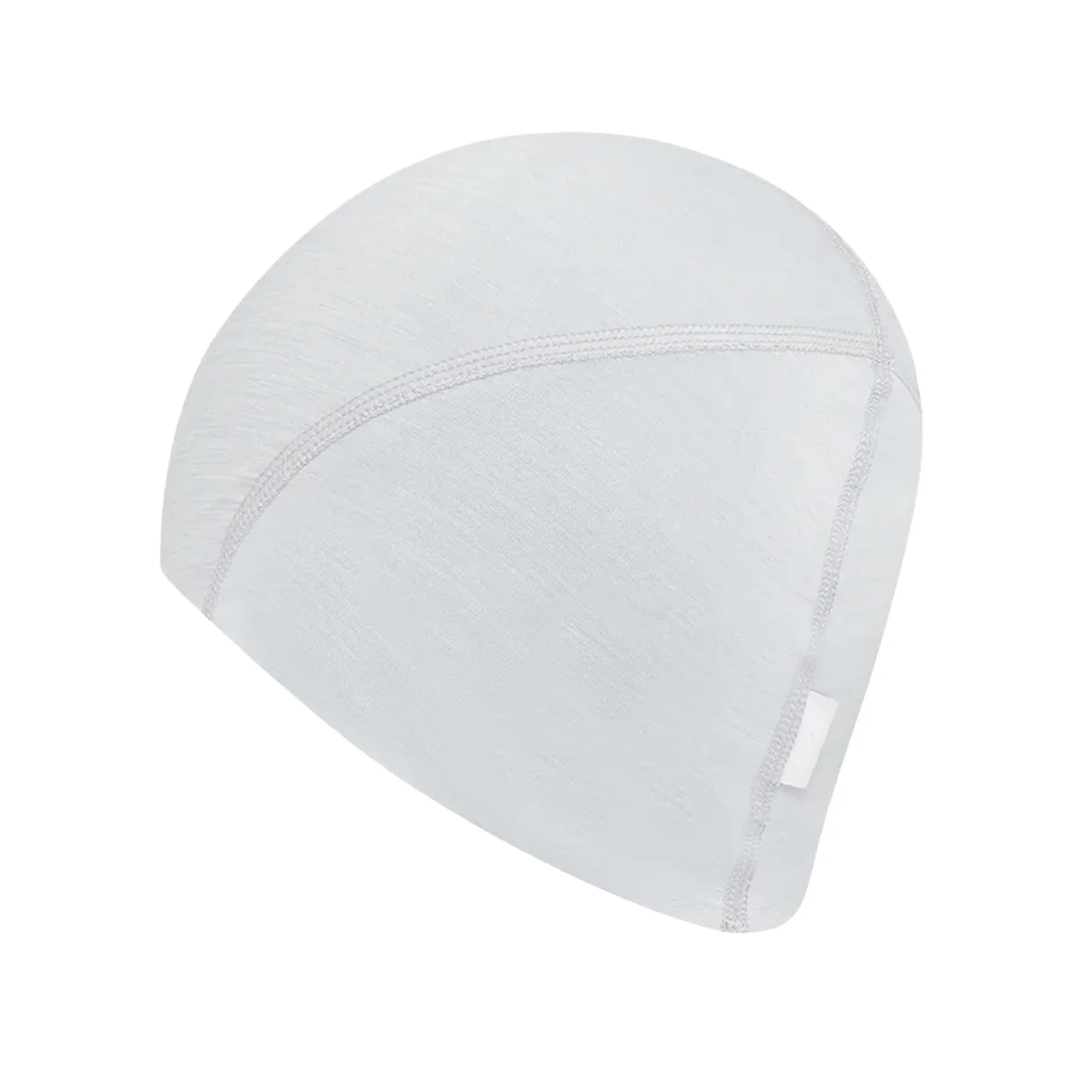 Merino Silk Beanie Chalk - Image 2