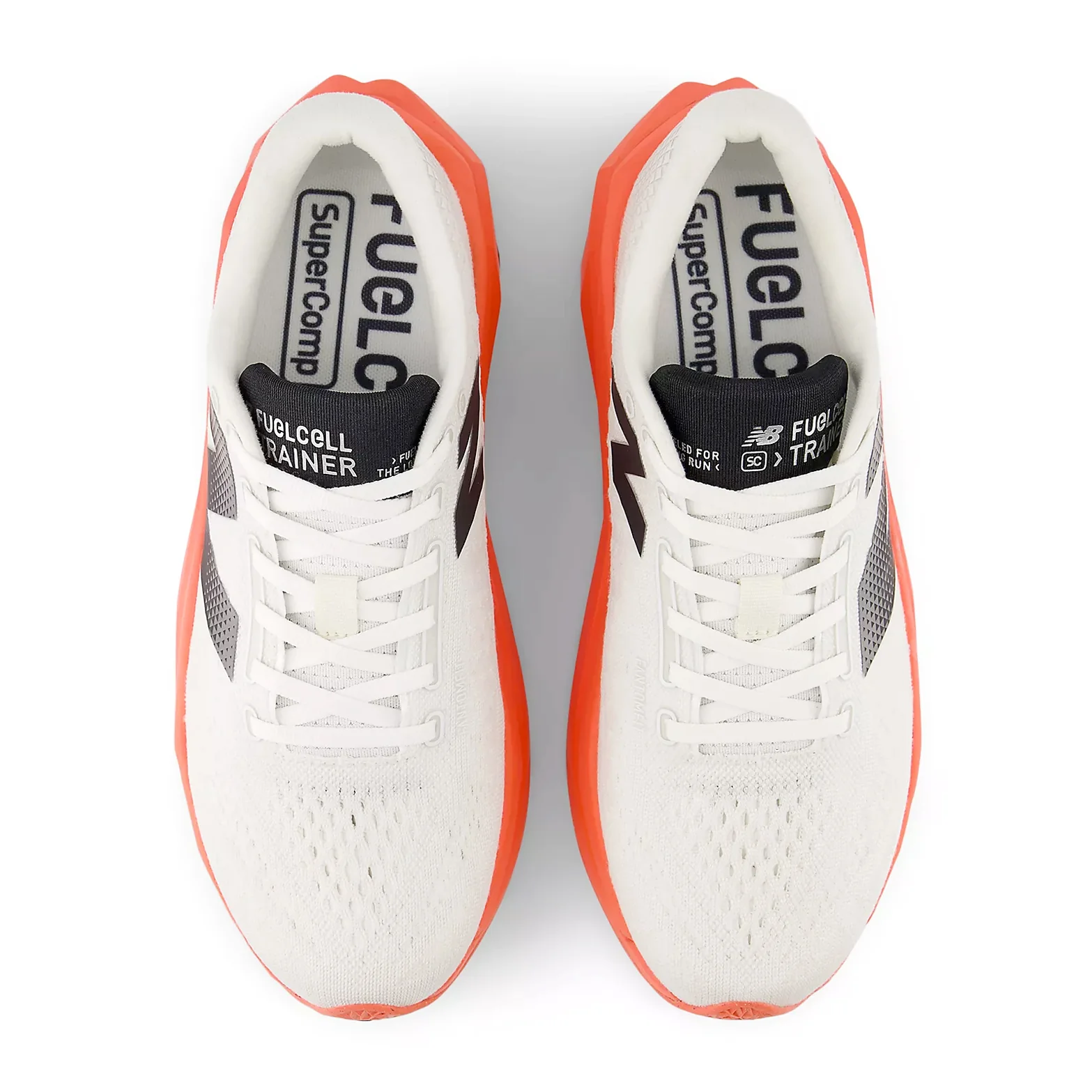 Men's Fuelcell SuperComp Trainer v3 Running Shoes Urgent Red / Sea Salt / Black - Image 3