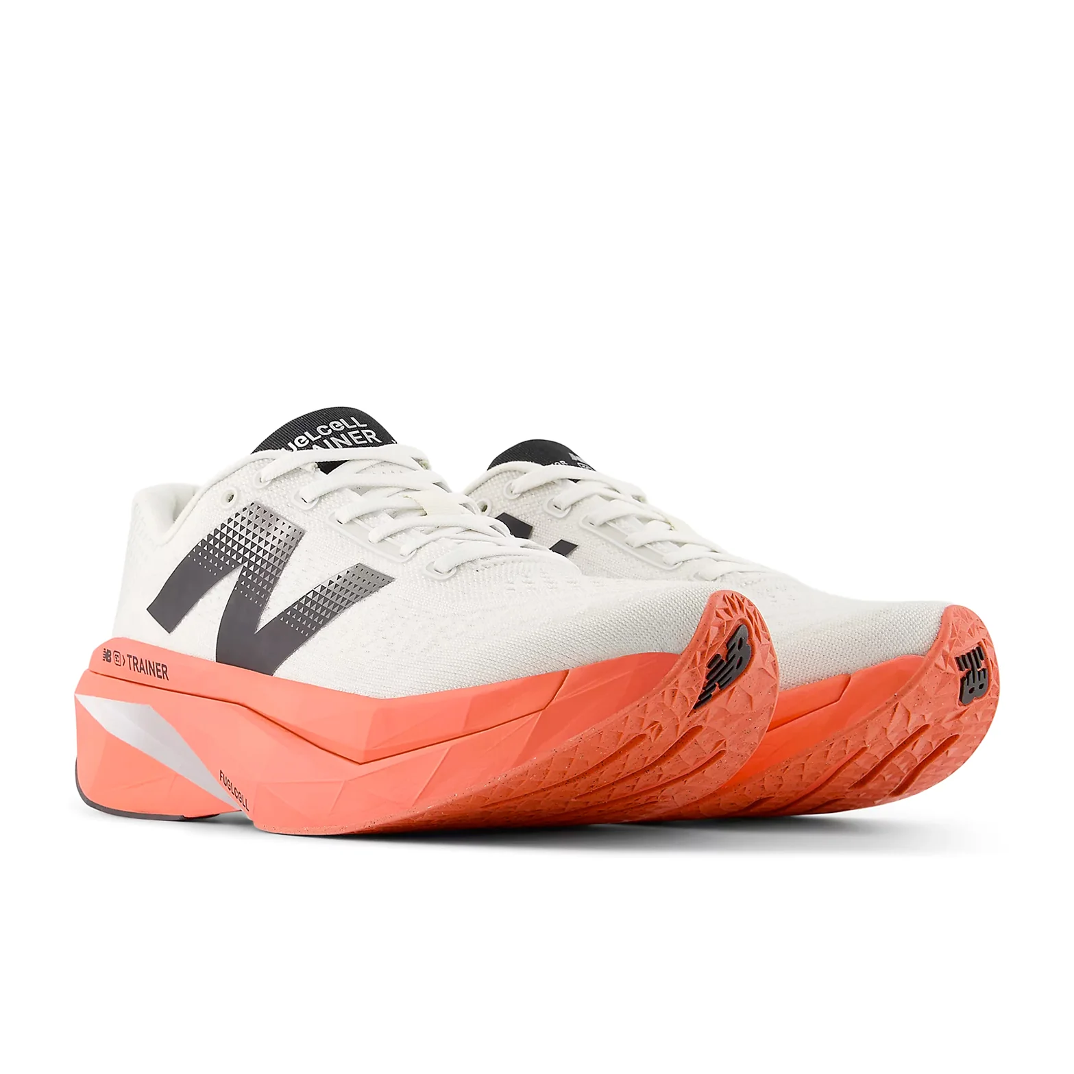 Men's Fuelcell SuperComp Trainer v3 Running Shoes Urgent Red / Sea Salt / Black - Image 6