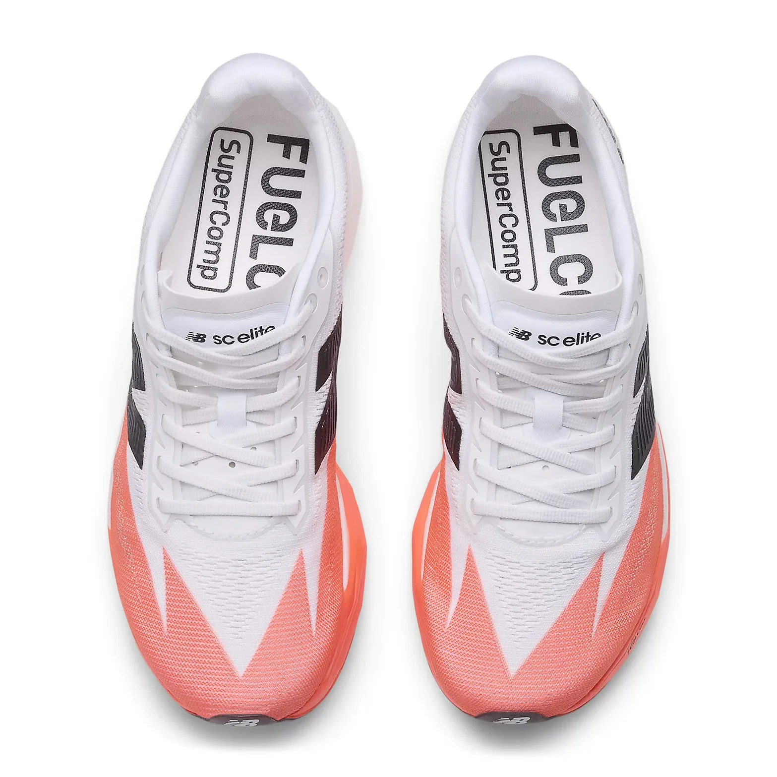 Women's FuelCell SuperComp Elite v5 Running Shoe Urgent Red / White / Black - Image 3