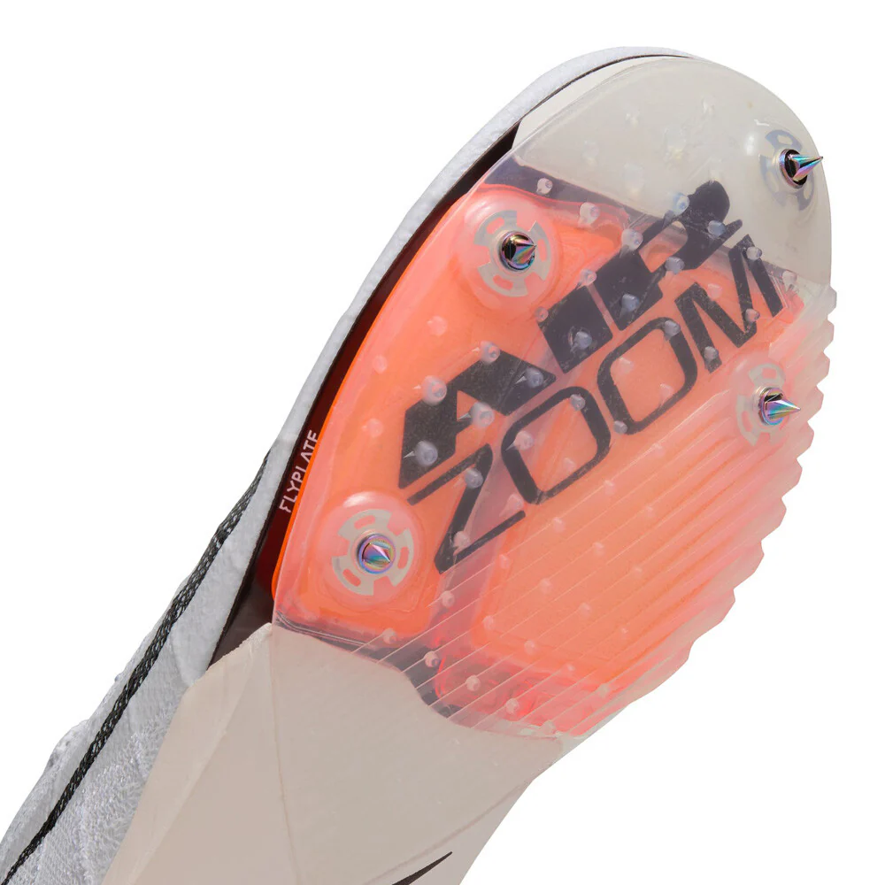 Nike Air Zoom Victory 2 Proto Running Spikes White / Total Orange / Black - Image 7