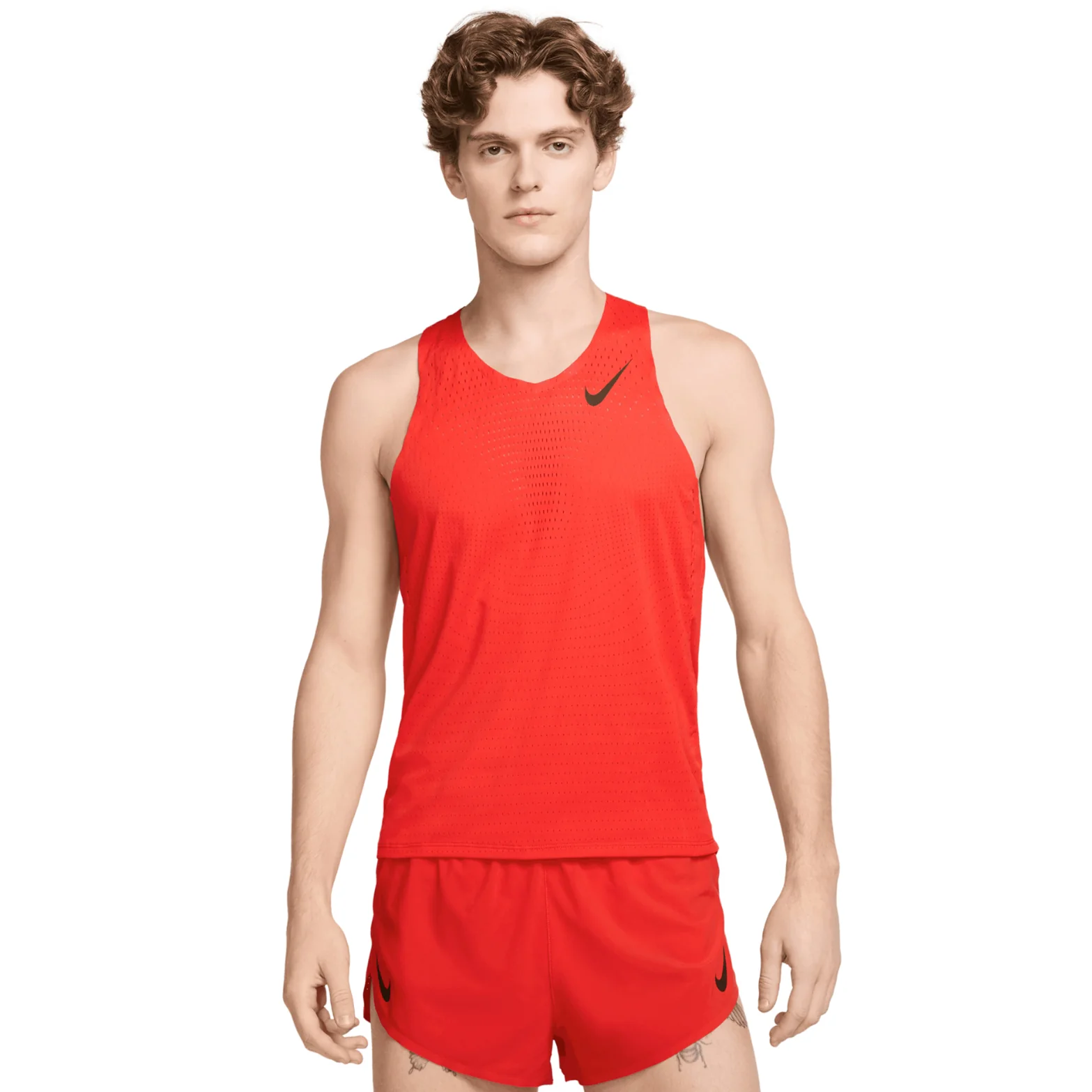 Men's Dri-FIT AeroSwift ADV Running Vest Light Crimson / Black