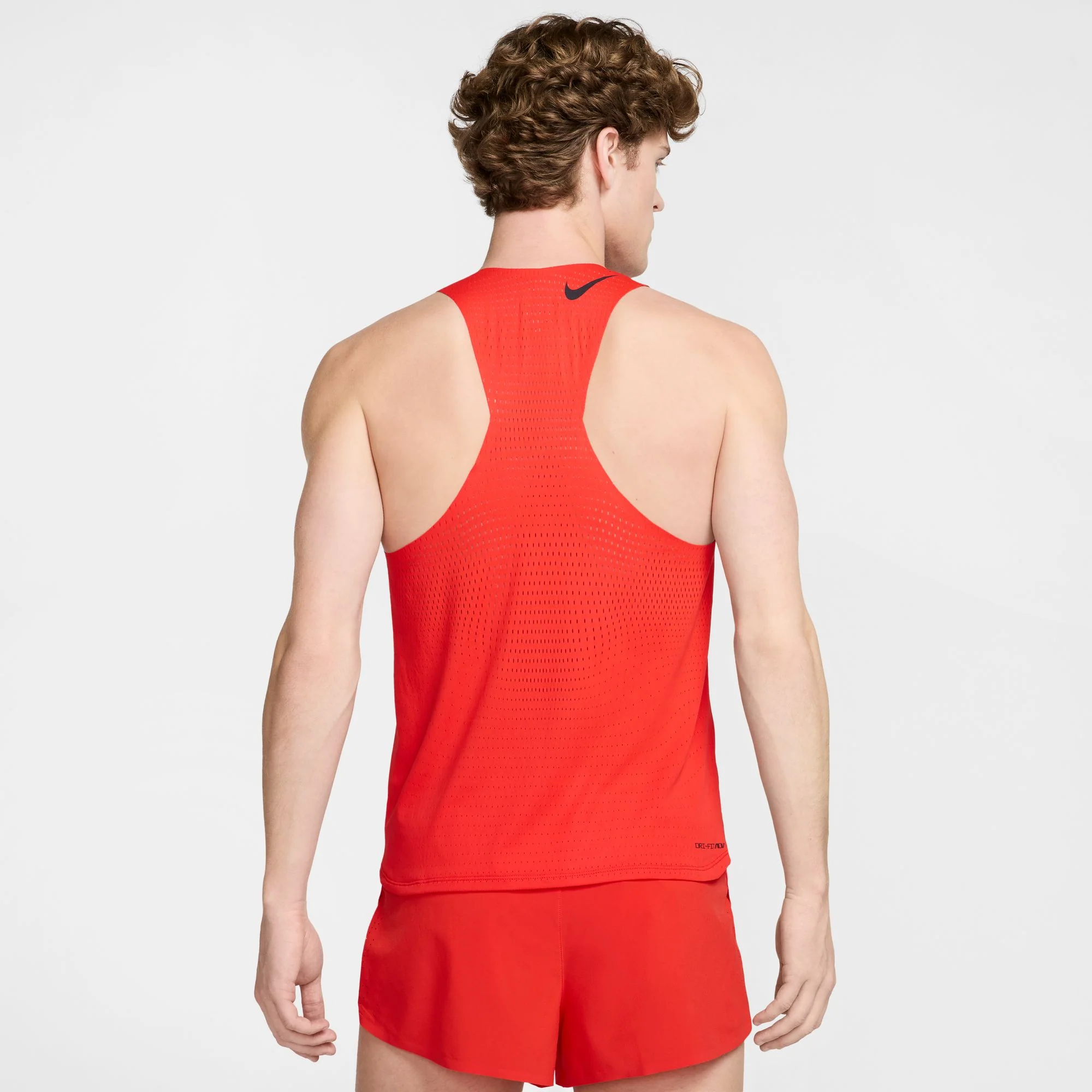 Men's Dri-FIT AeroSwift ADV Running Vest Light Crimson / Black - Image 2