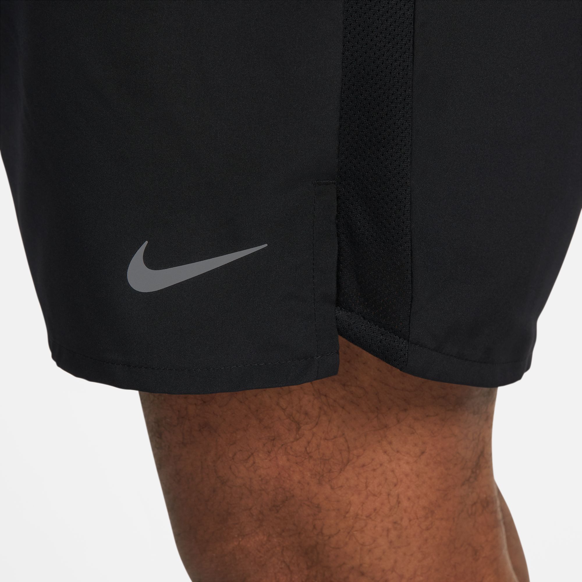 Nike Men's Dri-FIT Challenger 7 Inch 2-in-1 Running Shorts Black / Black - Image 7