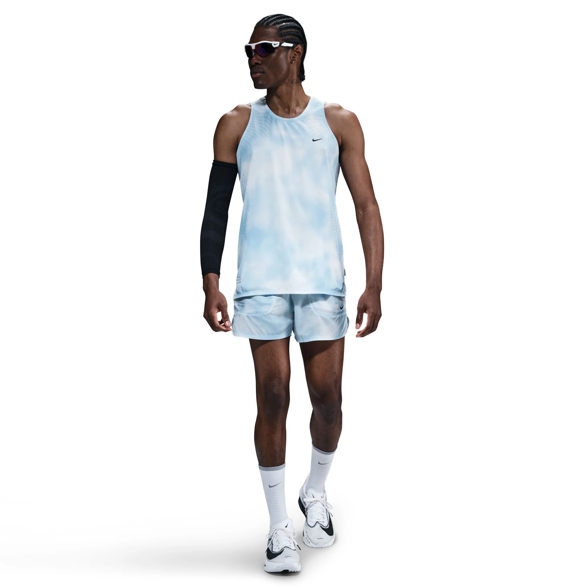 Men's Dri-FIT Division Breathe ADV Running Vest Psychic Blue / Black - Image 3